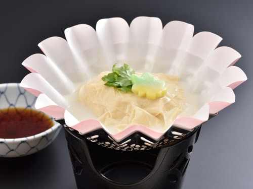 豆乳の湯葉しゃぶ一人鍋