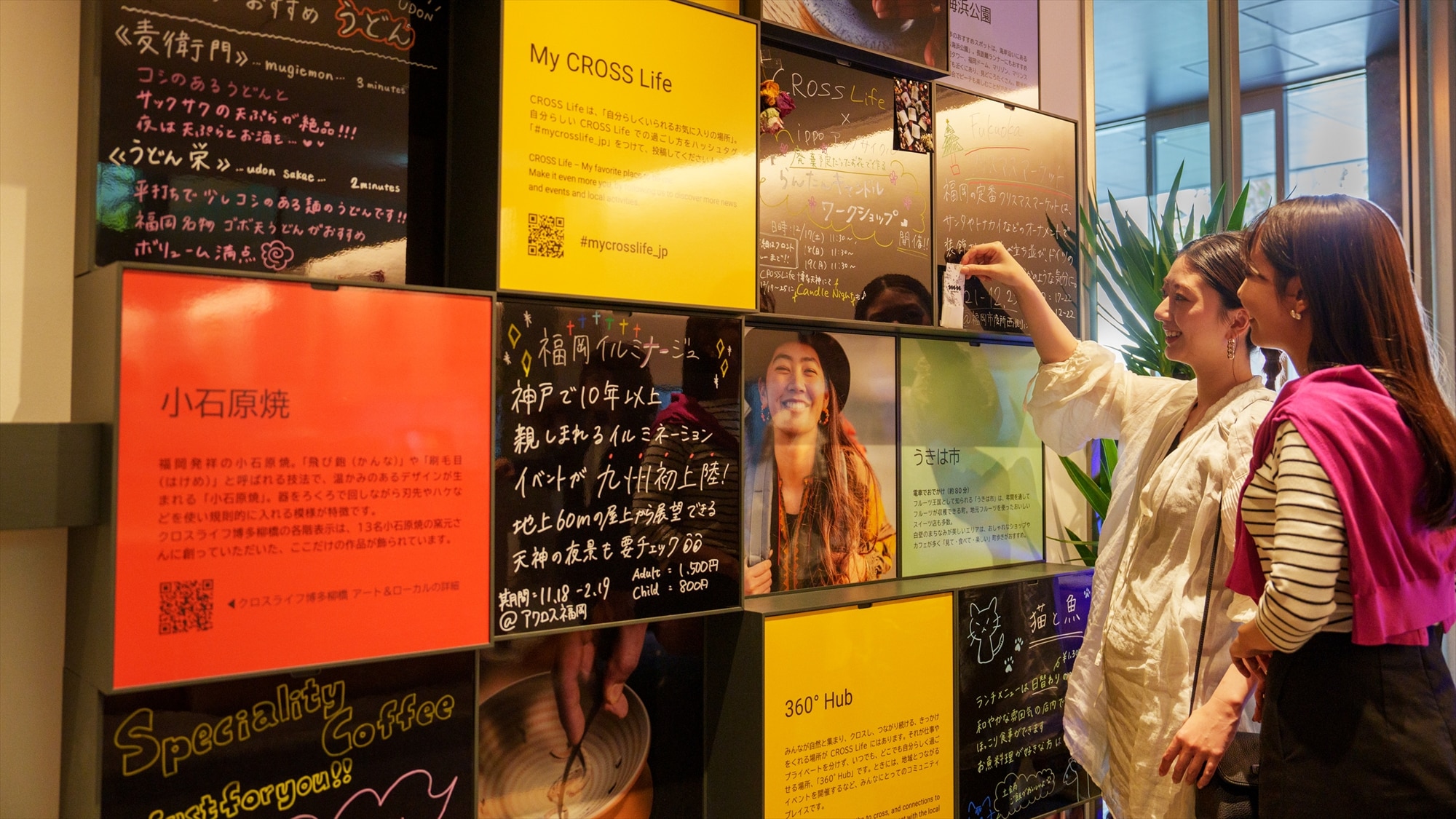 【ご滞在】地域と繋がるコネクトボードで、多様なユーザーとの繋がりをご体験ください。