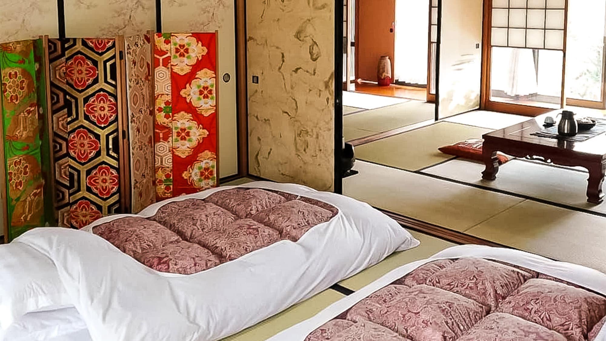 ・Silakan tidur nyenyak di futon yang nyaman.