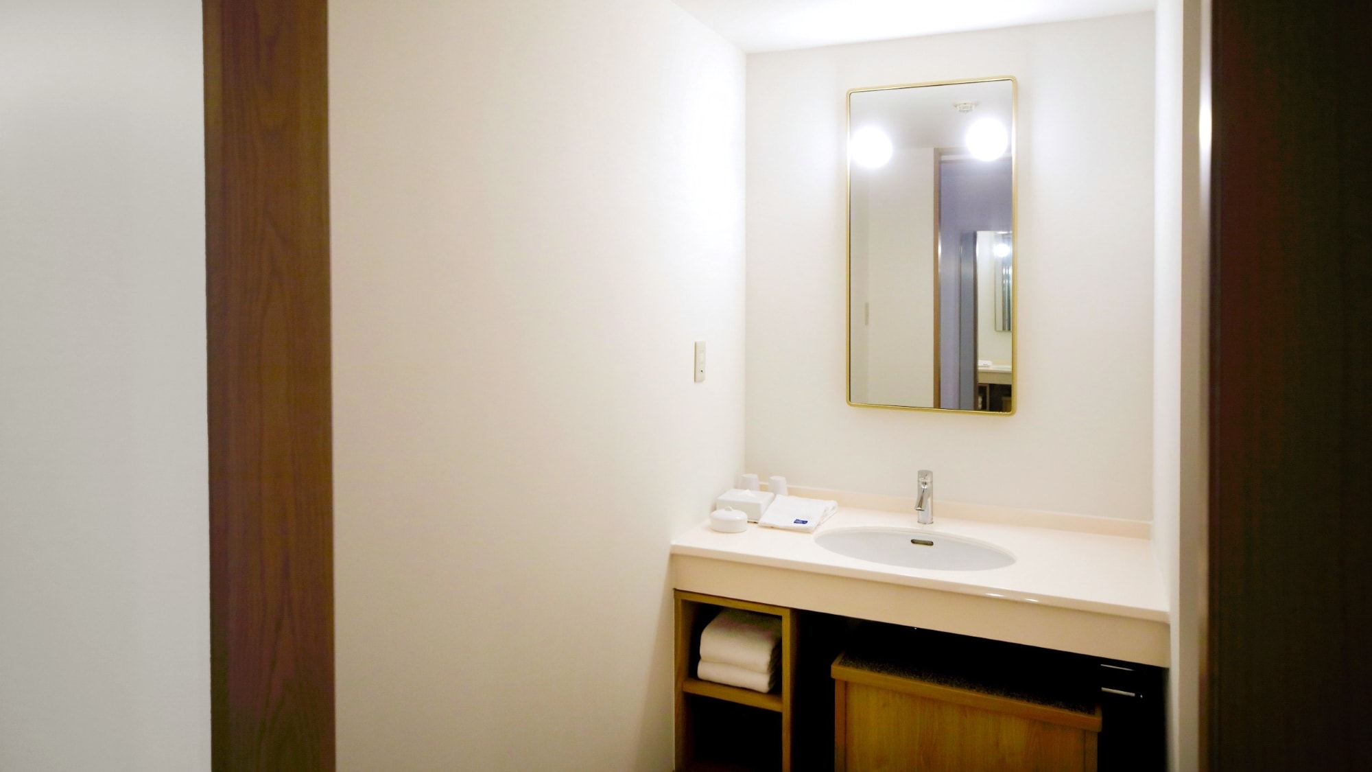 [Main building/Deluxe twin] Separate washbasin