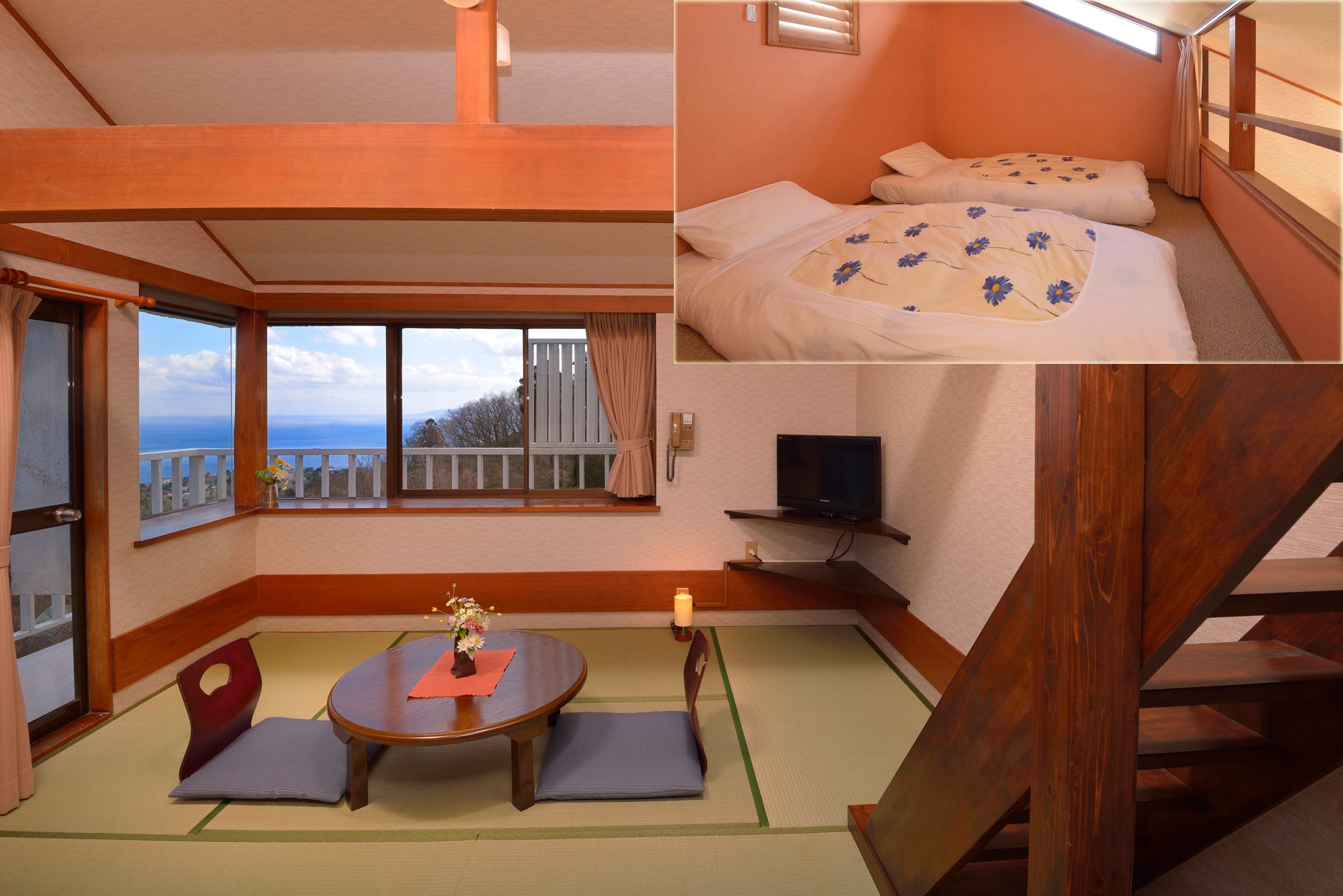 Japanese-style room with loft