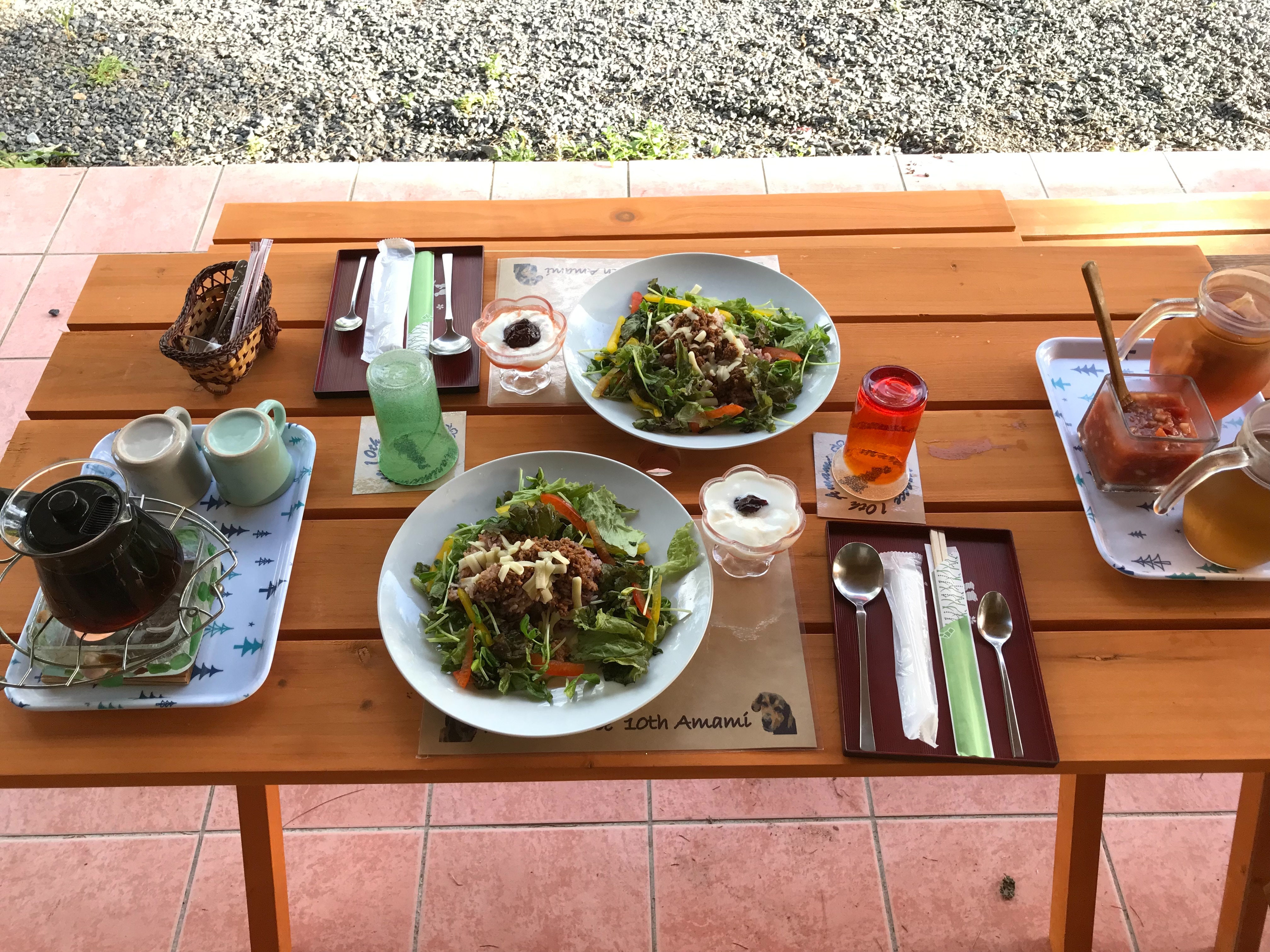 Morning on the terrace