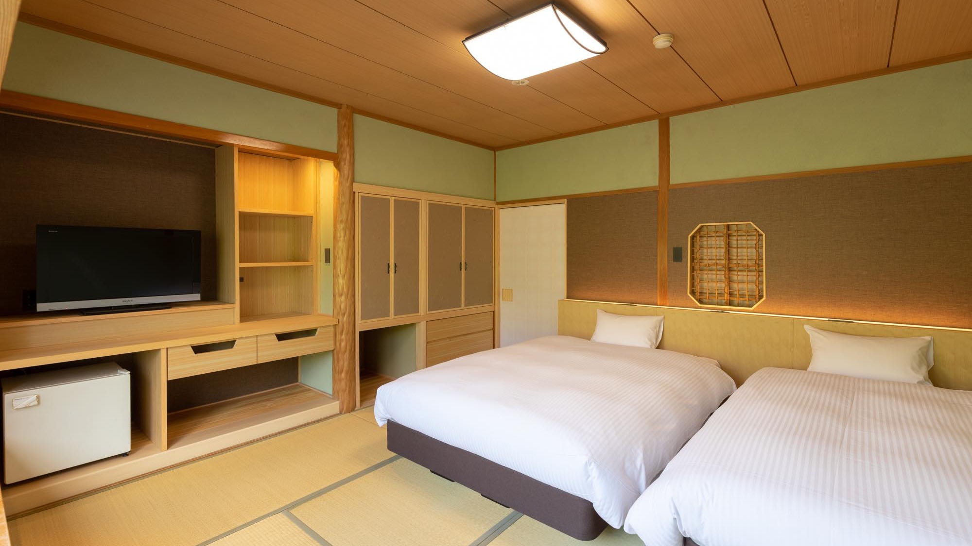 Yufudake view Japanese-Western style room, 8 tatami mats (with bed)