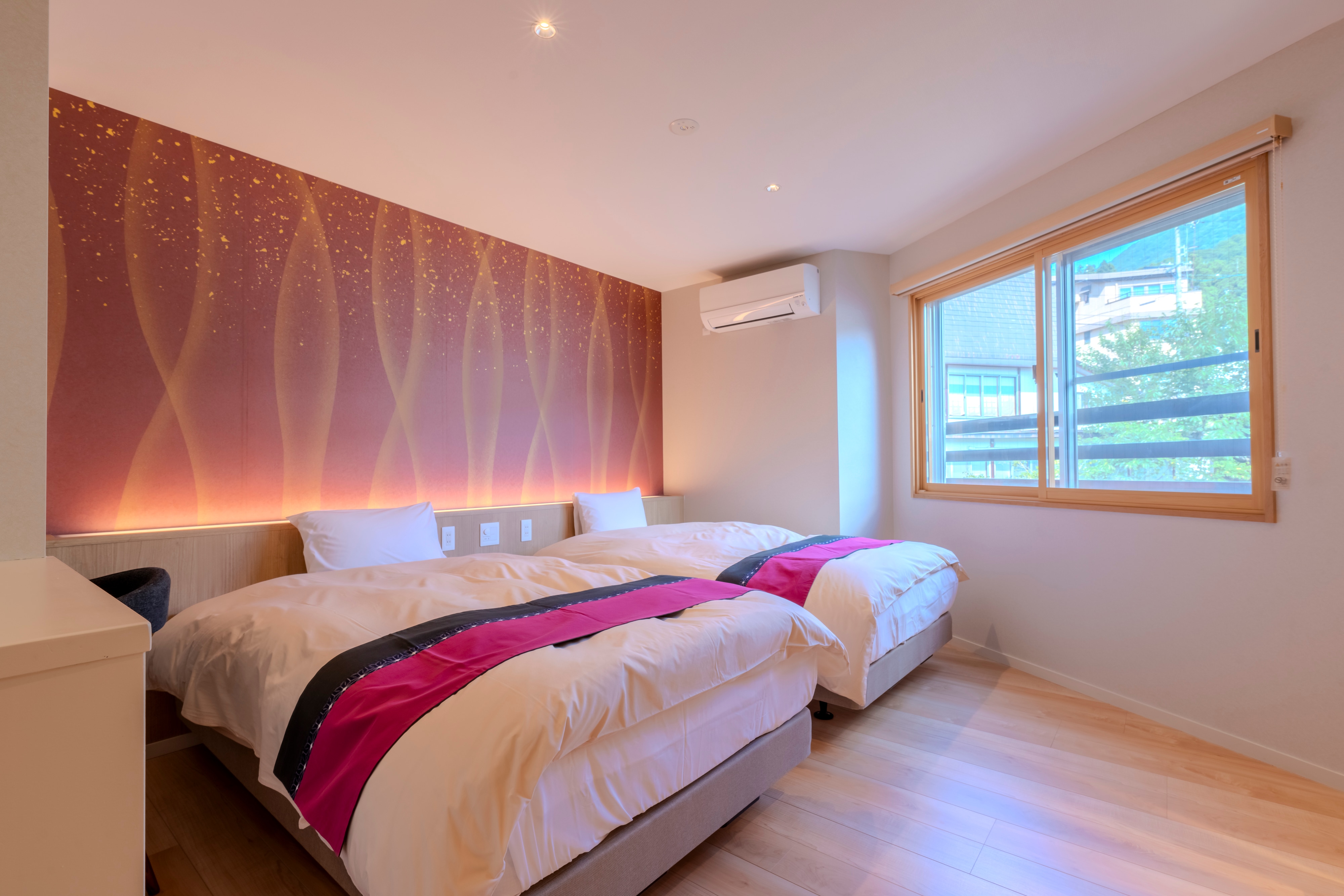 【信浓亭 深山】世界闻名的温泉“信汤”双床房，附设浴缸