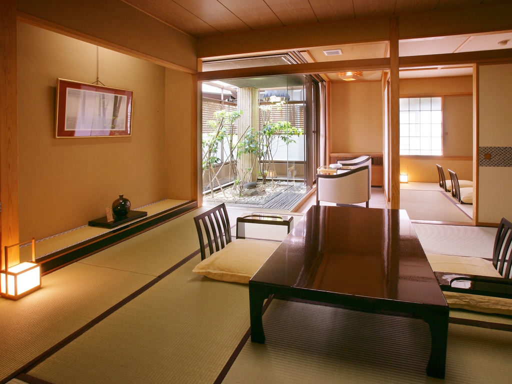 [Shikitei] A simple Japanese-style room with a tsubo garden because you cannot see the view from the room. Recommended for a casual stay.