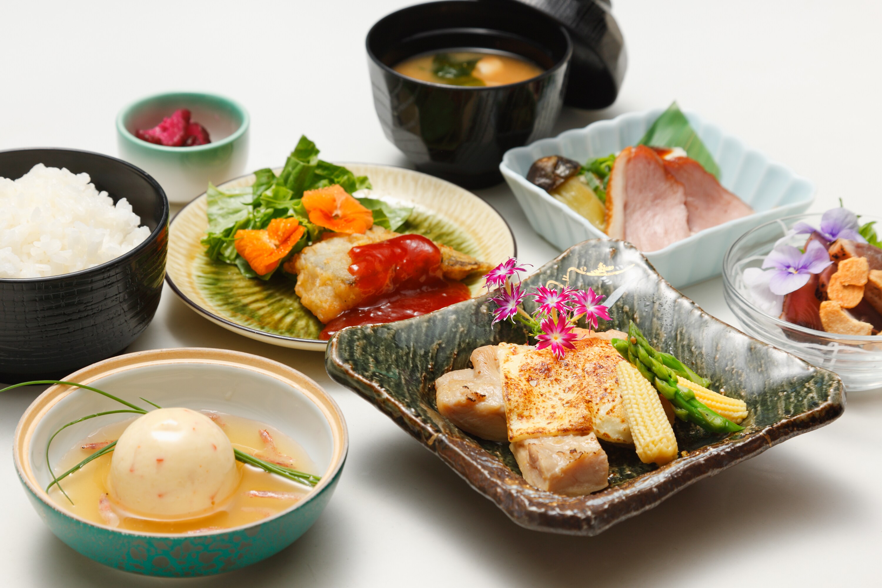 [Dinner] We offer a special kaiseki dinner filled with ingredients from Chichibu and Minano Town.