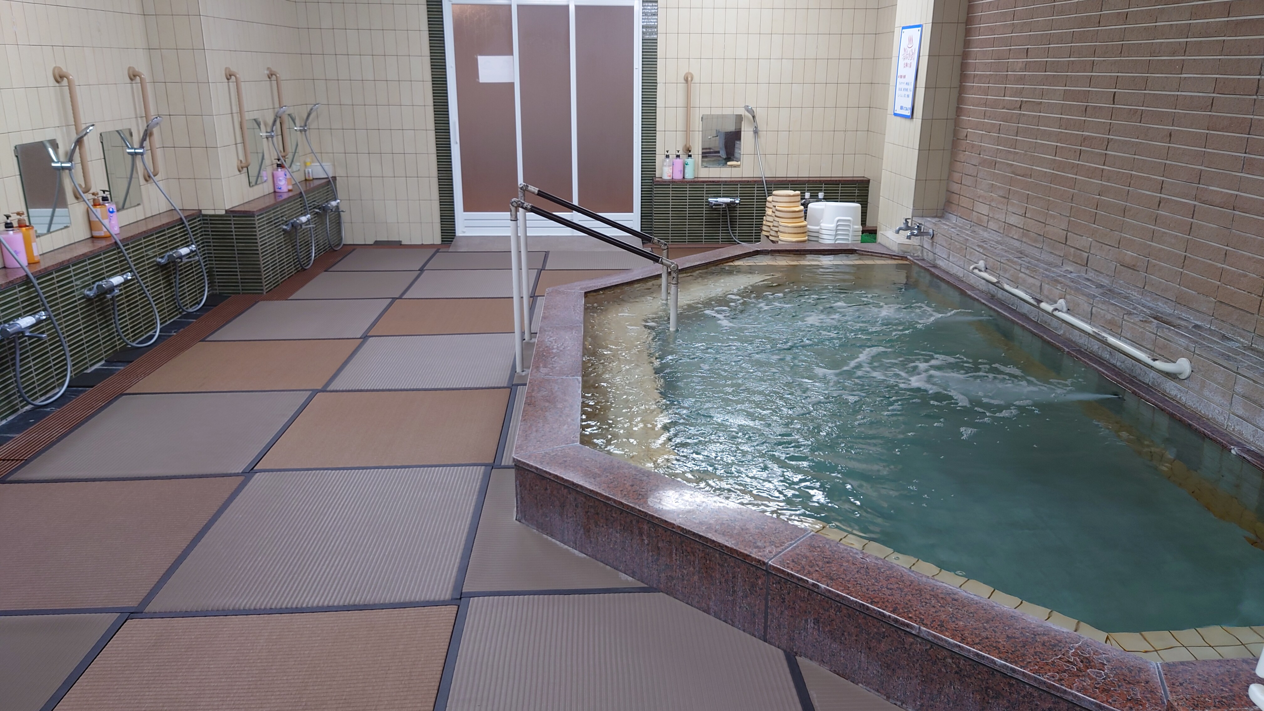 Renovated large communal bath
