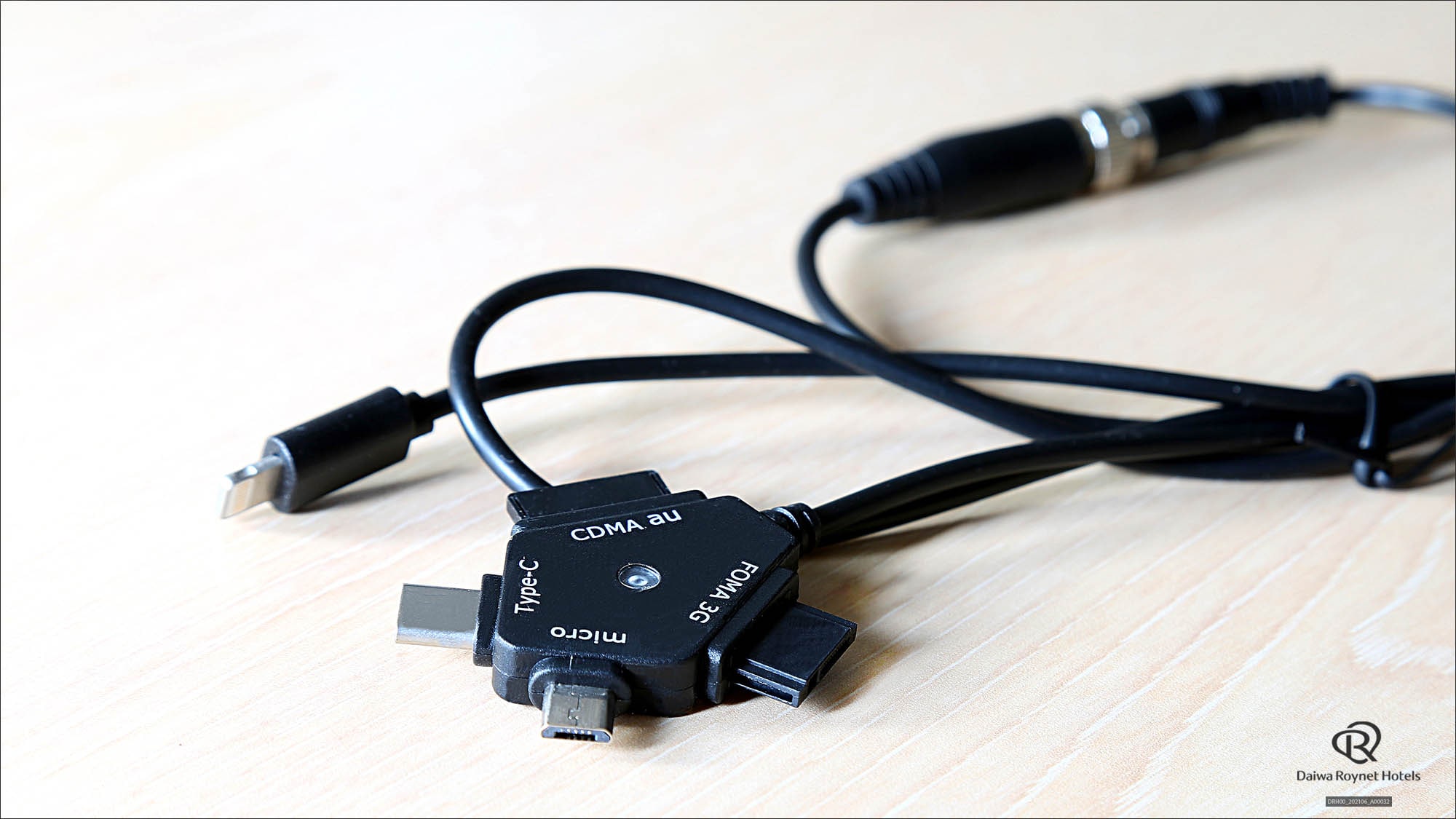 Multi-type charger (in-room amenities)