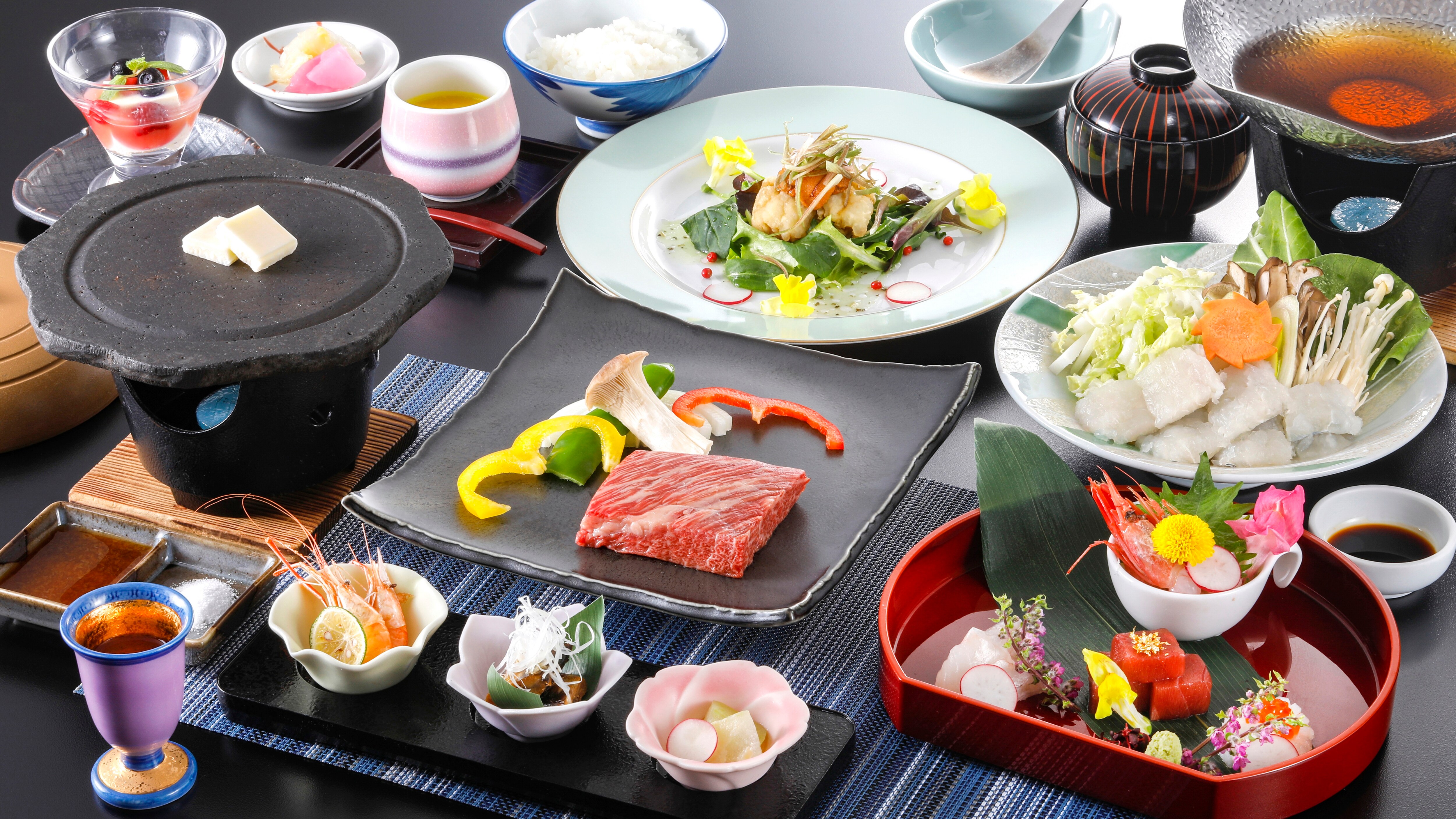 Summer Kaiseki Meal with Tajima Beef Steak