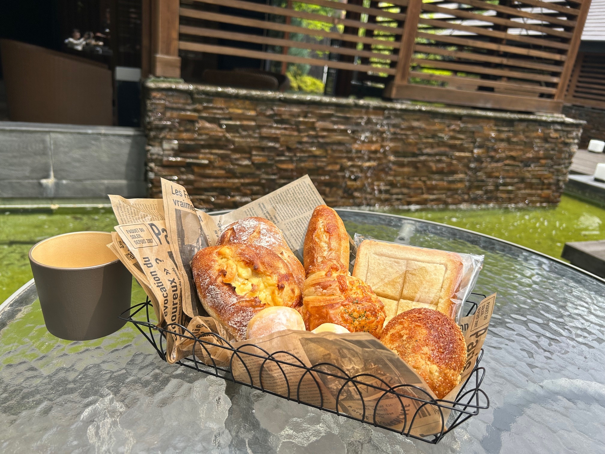 조식 빵 세트