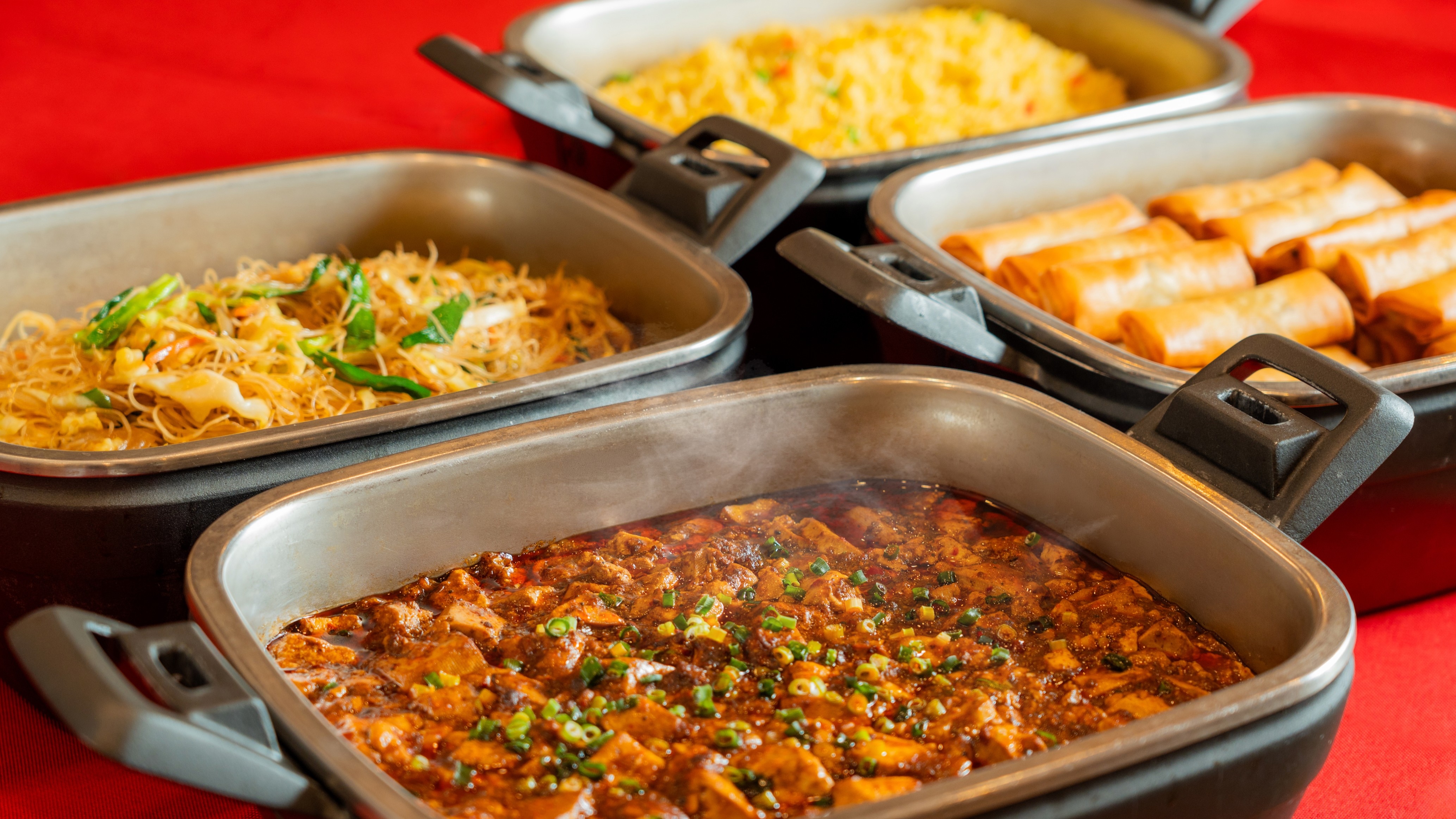 Example of a breakfast buffet