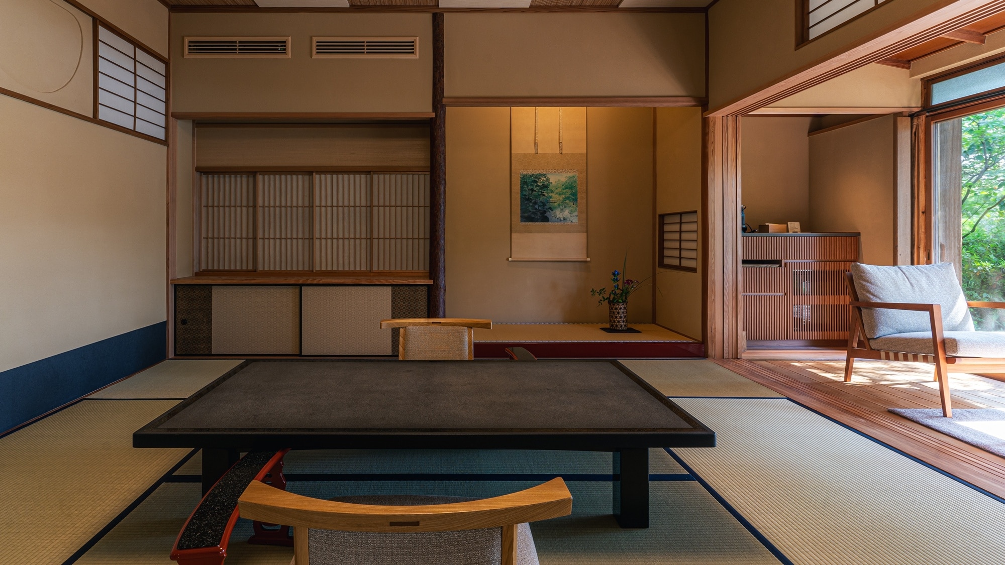 Shokoto (Amanohashidate side guest room) Approximately 25 square meters. Japanese-style room 8 tatami mats, Japanese-style room 4 tatami mats