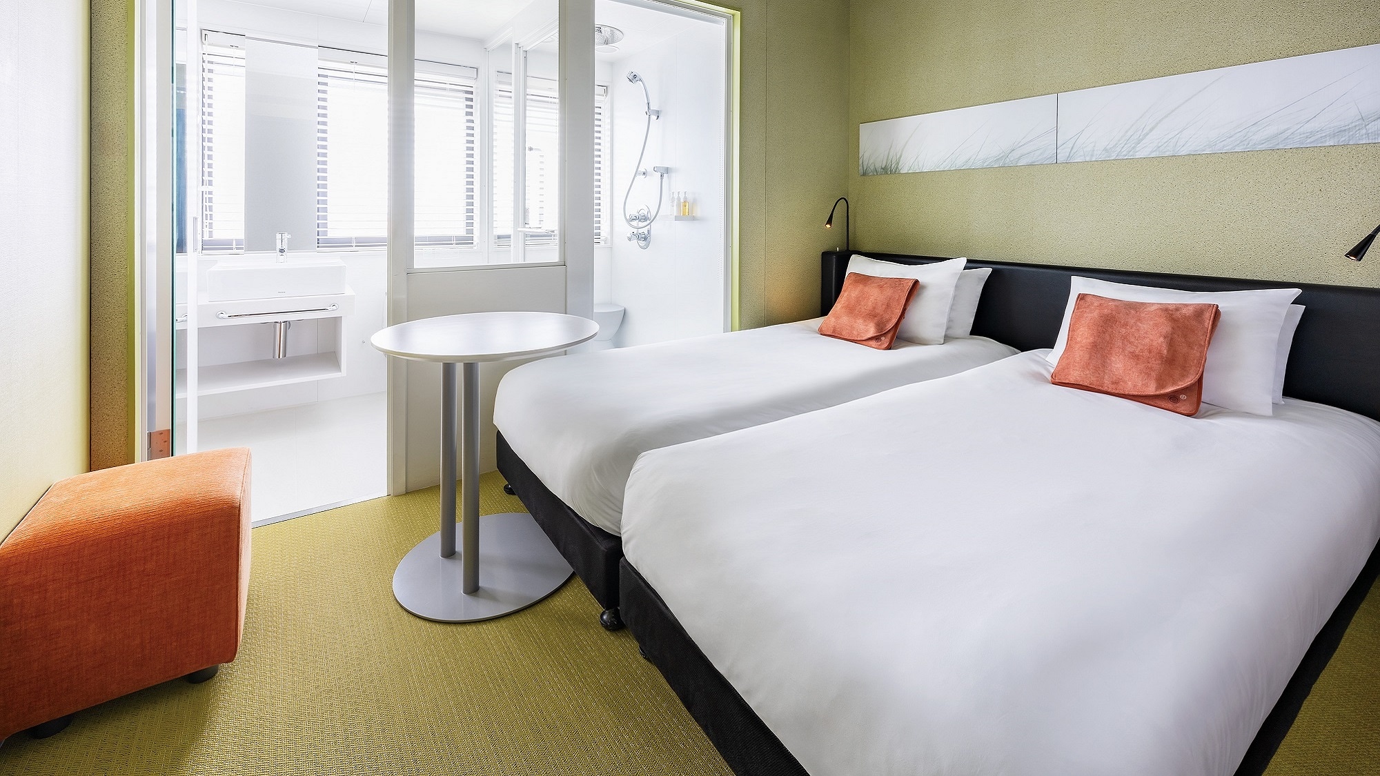 [Phòng đôi nhỏ] Có buồng tắm vòi sen (không có bồn tắm)