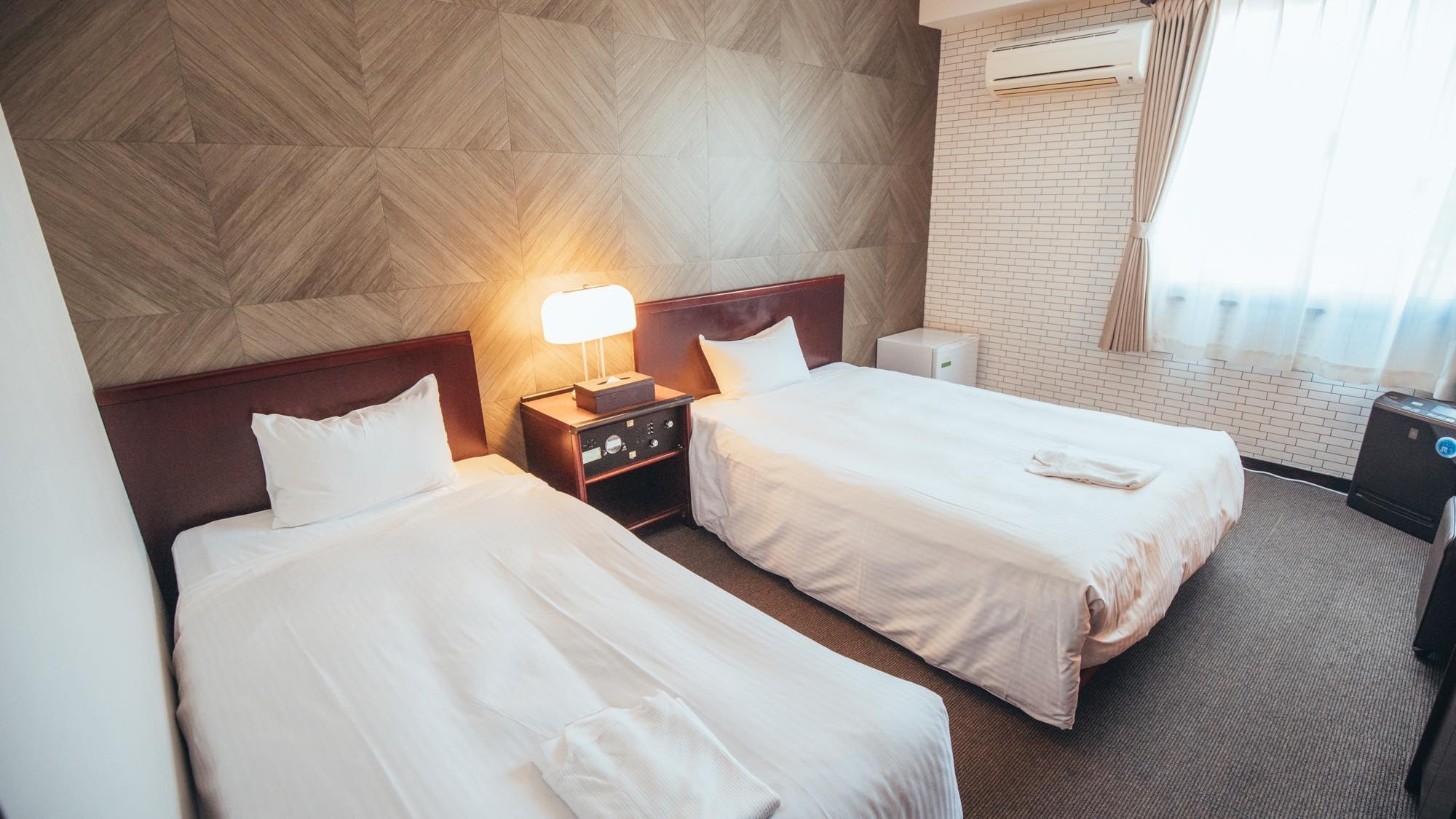 ◇ห้ามสูบบุหรี่◇ห้องทวิน [1 เตียงกว้าง 120ซม., 1 เตียงกว้าง 100ซม.]