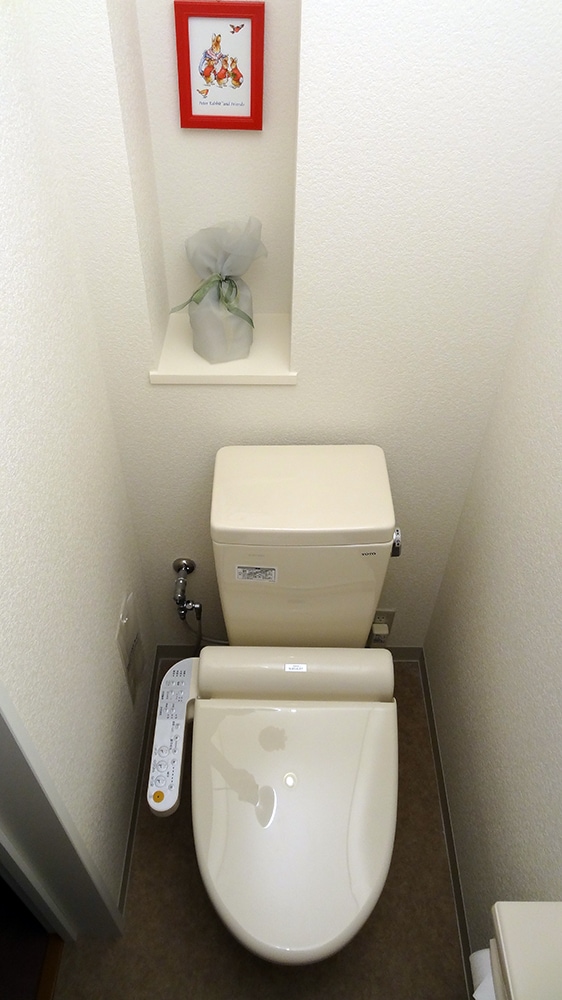 Guest room toilet