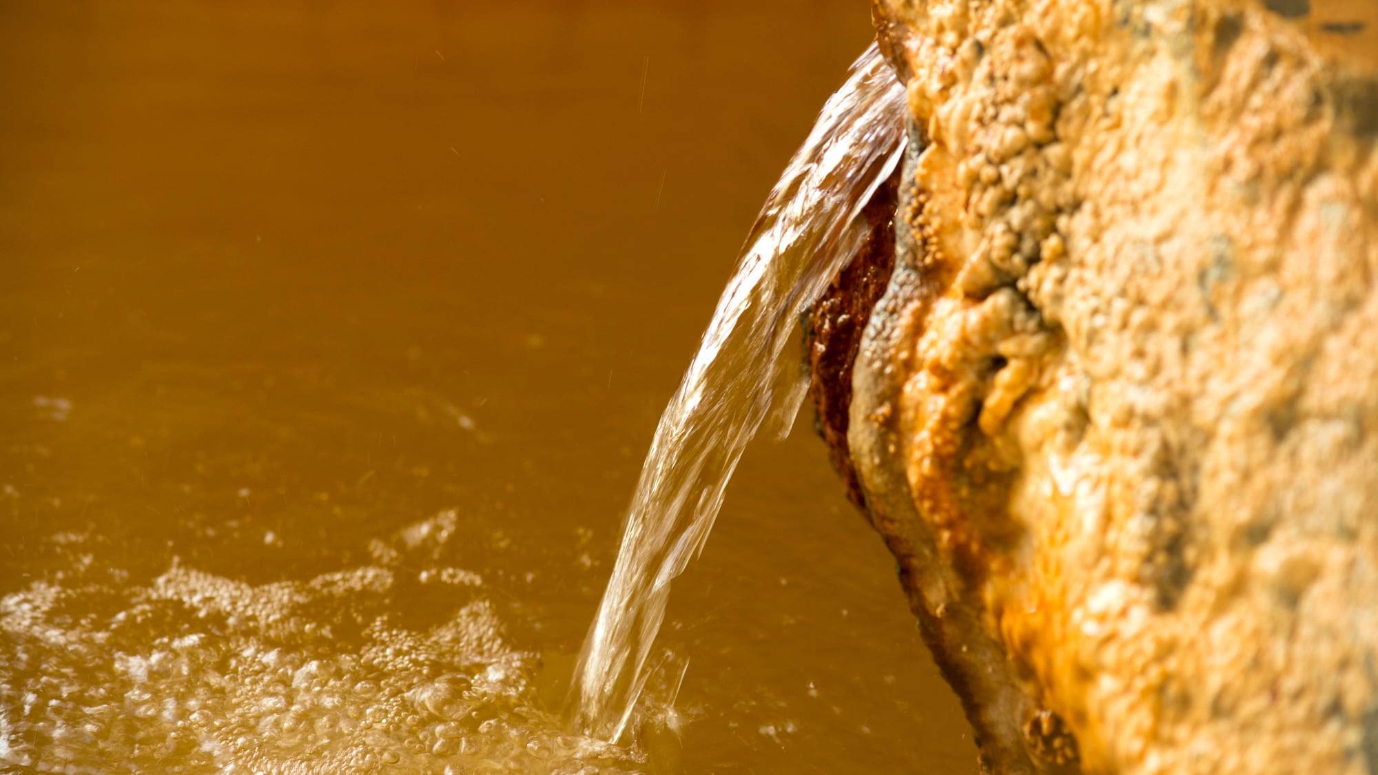 [Hot Springs] The color of the hot spring changes with the seasons! Because it is a genuine hot spring source ♪