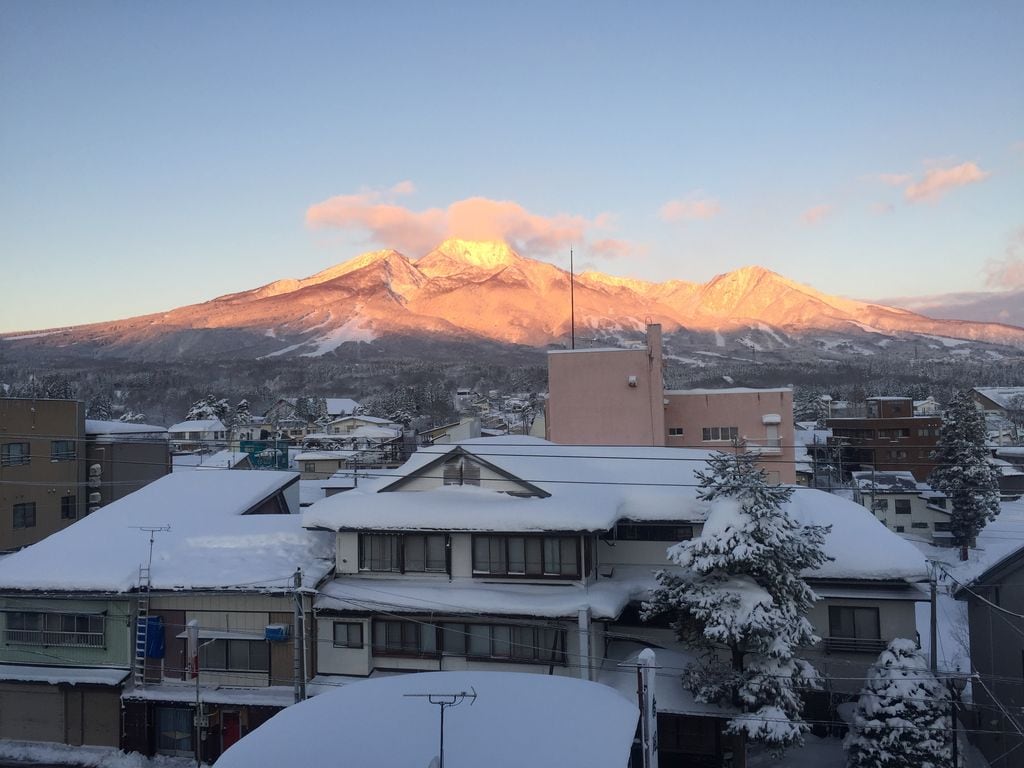 Mount Myoko in winter