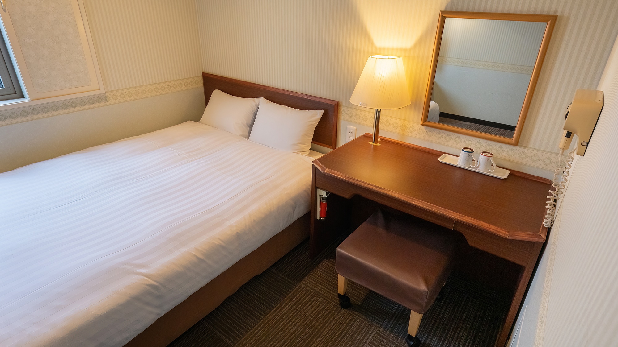 [Double] Spacious and comfortable even with luggage.