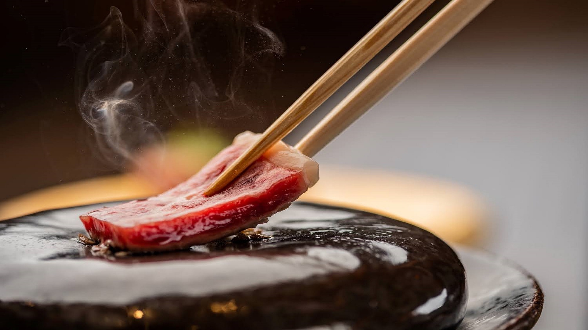 Wagyu beef hot stone