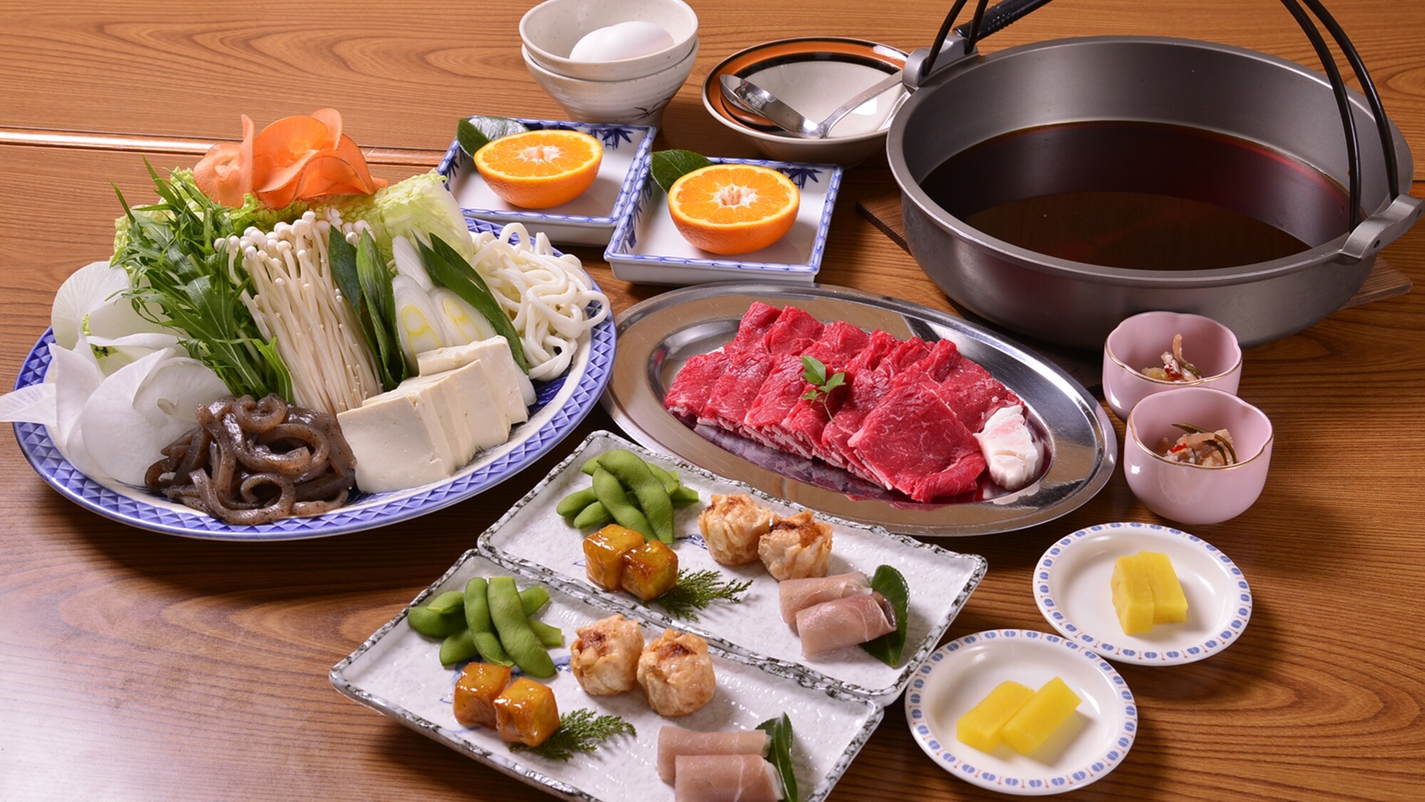 * Supper example (sukiyaki)