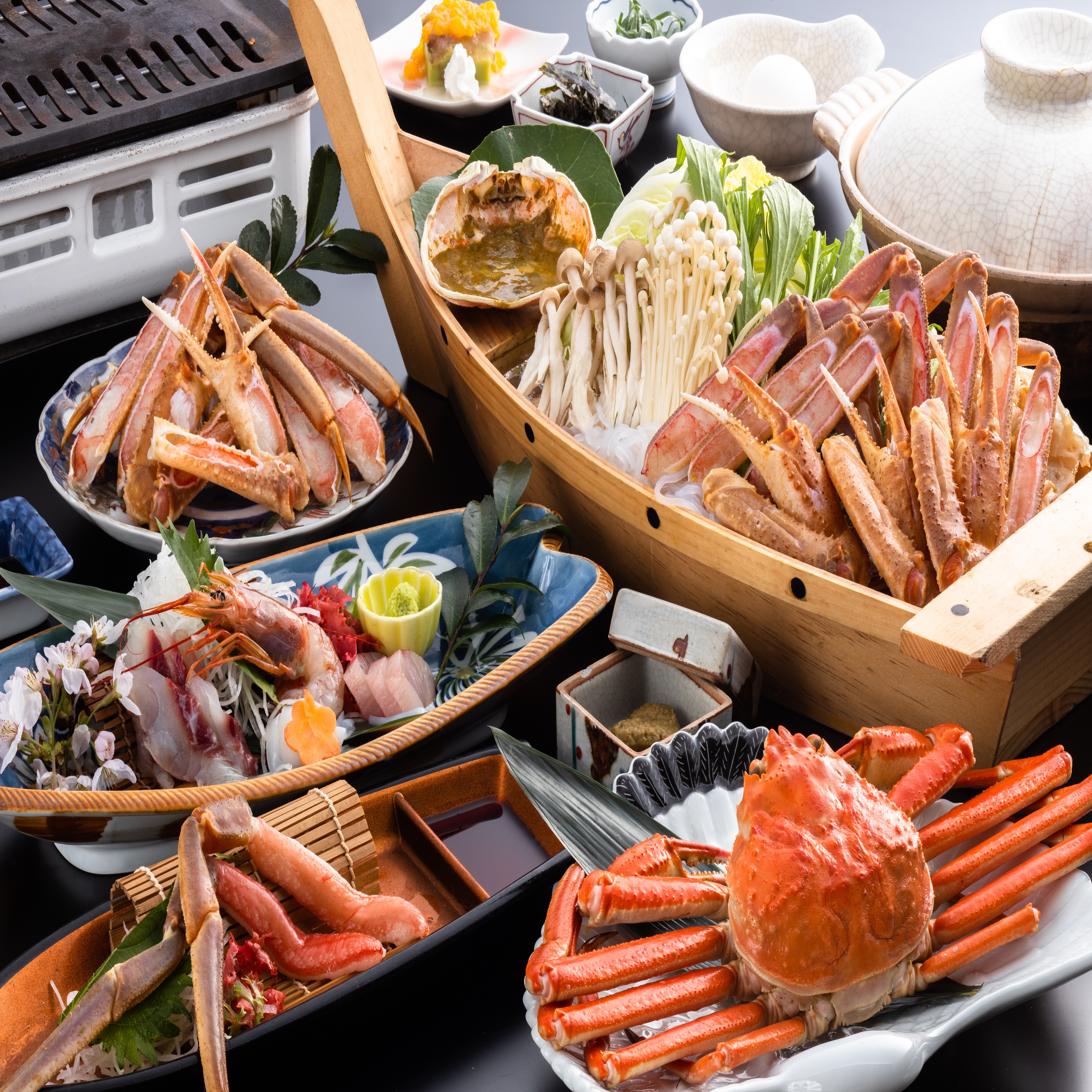 裡面全是螃蟹。