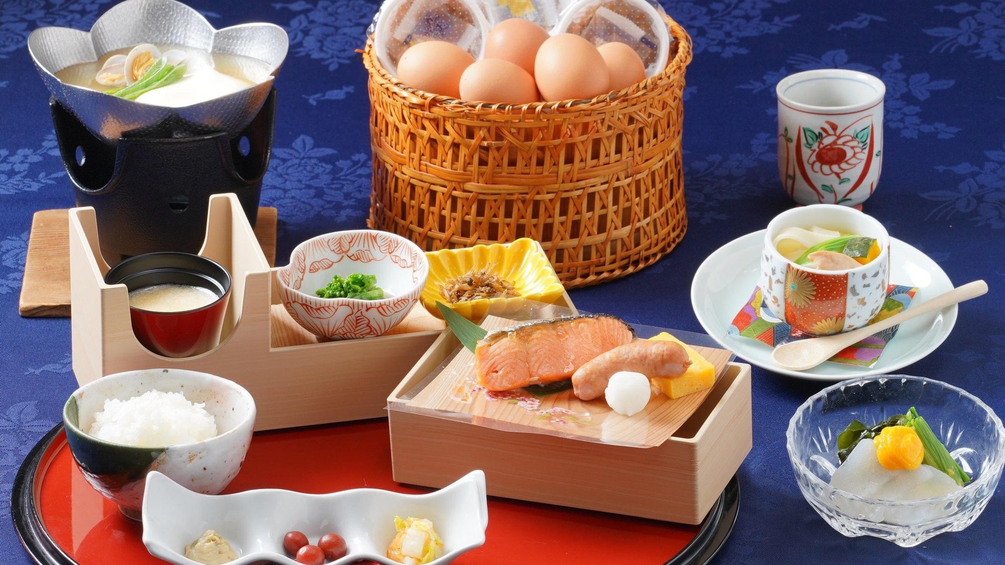 [Bữa sáng] Bữa sáng đặc biệt của người Nhật vùng cao (ví dụ)
