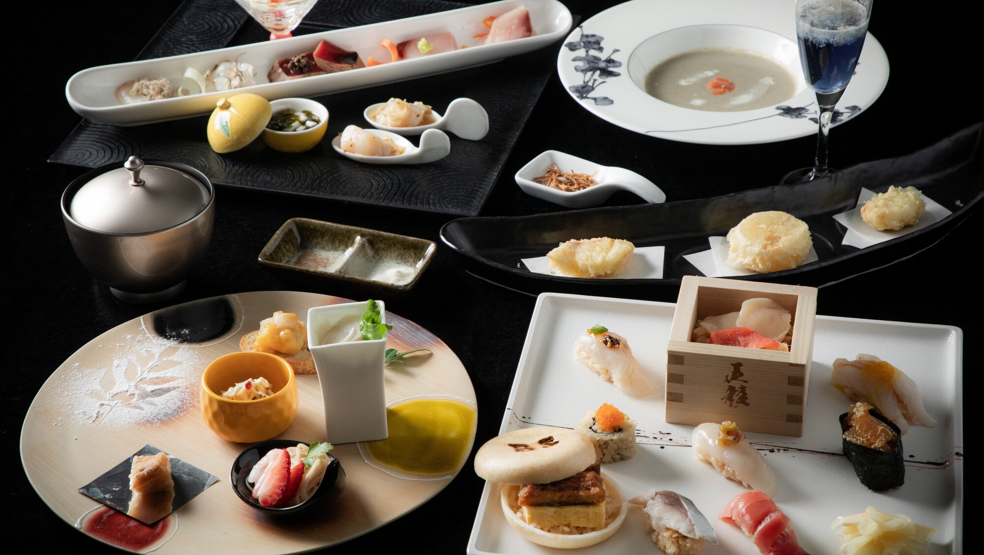 [BS2025 Musim Dingin] Nikmati ikan musiman dari Hakodate dan Aomori sepuasnya dalam hidangan sushi kaiseki yang bergaya.