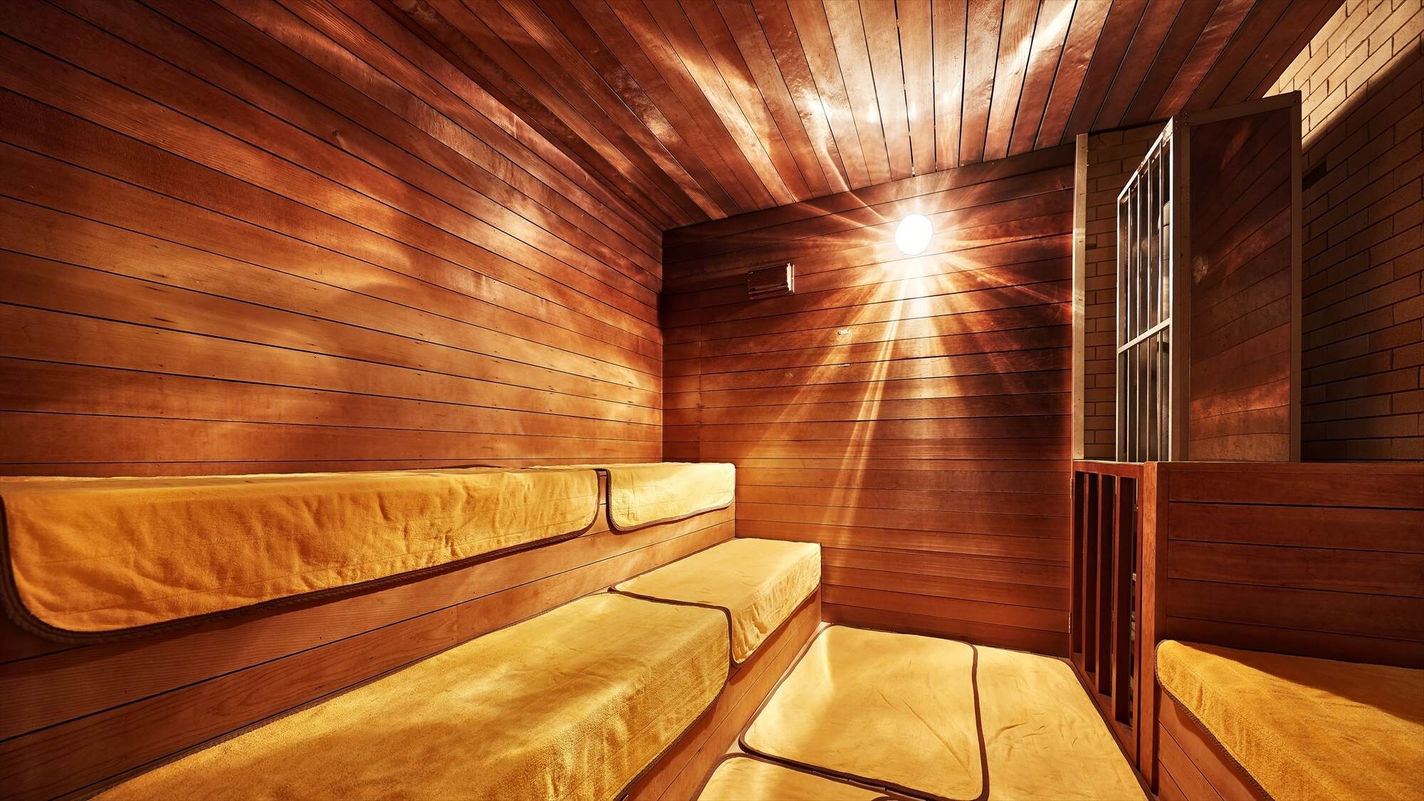 Sauna also available (for men only)