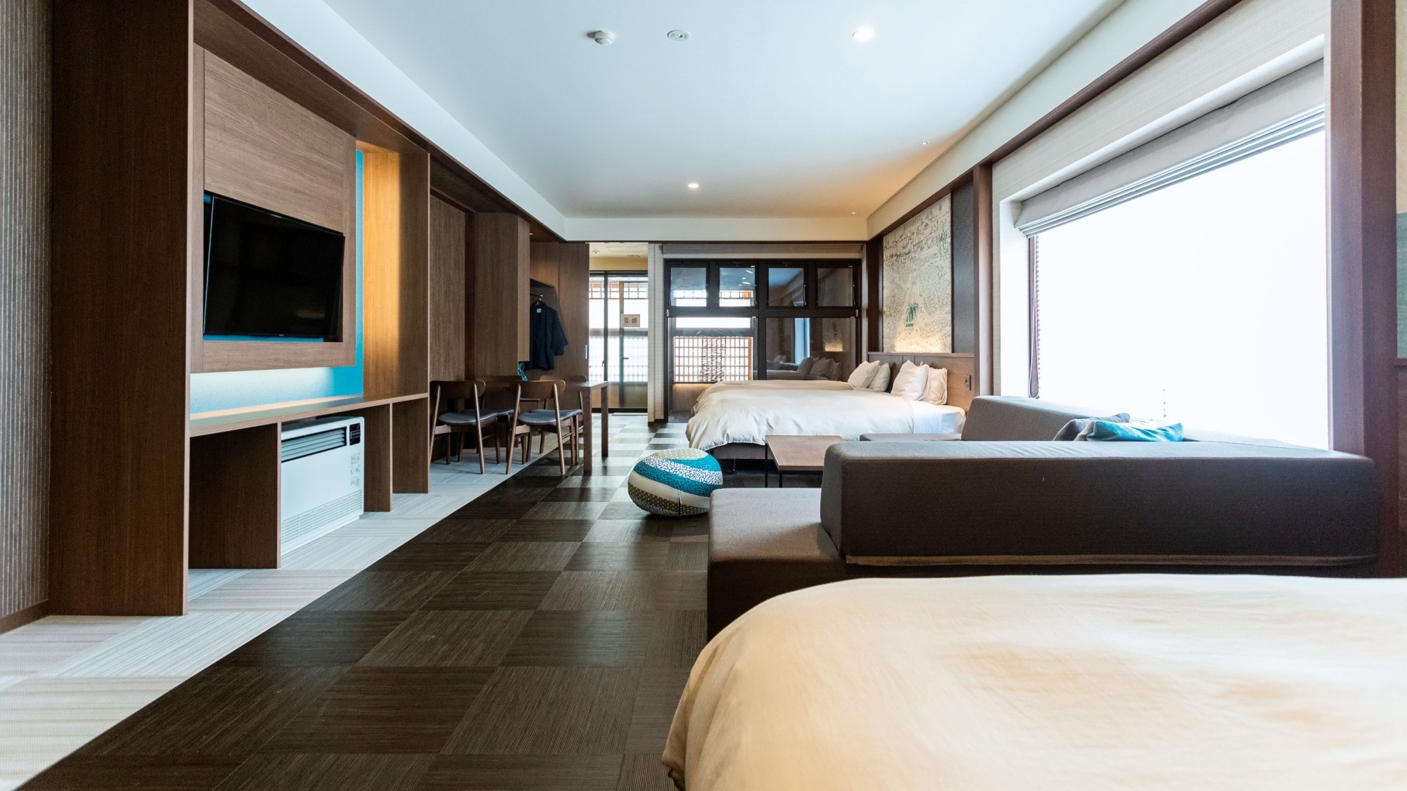 Deluxe twin with open-air bath (with kitchenette) / 66㎡ (example)
