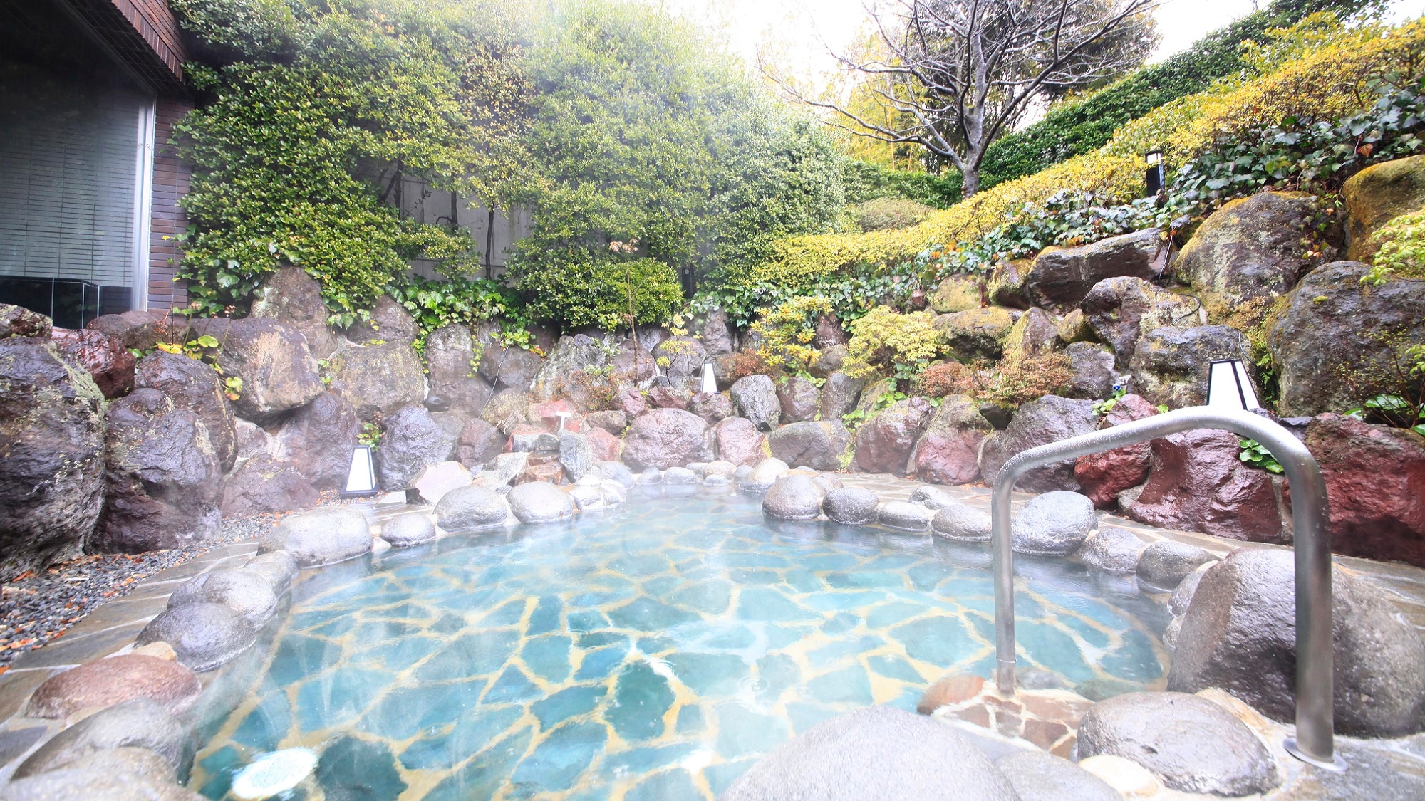 [Open-air bath] Enjoy the hot springs with beautiful skin