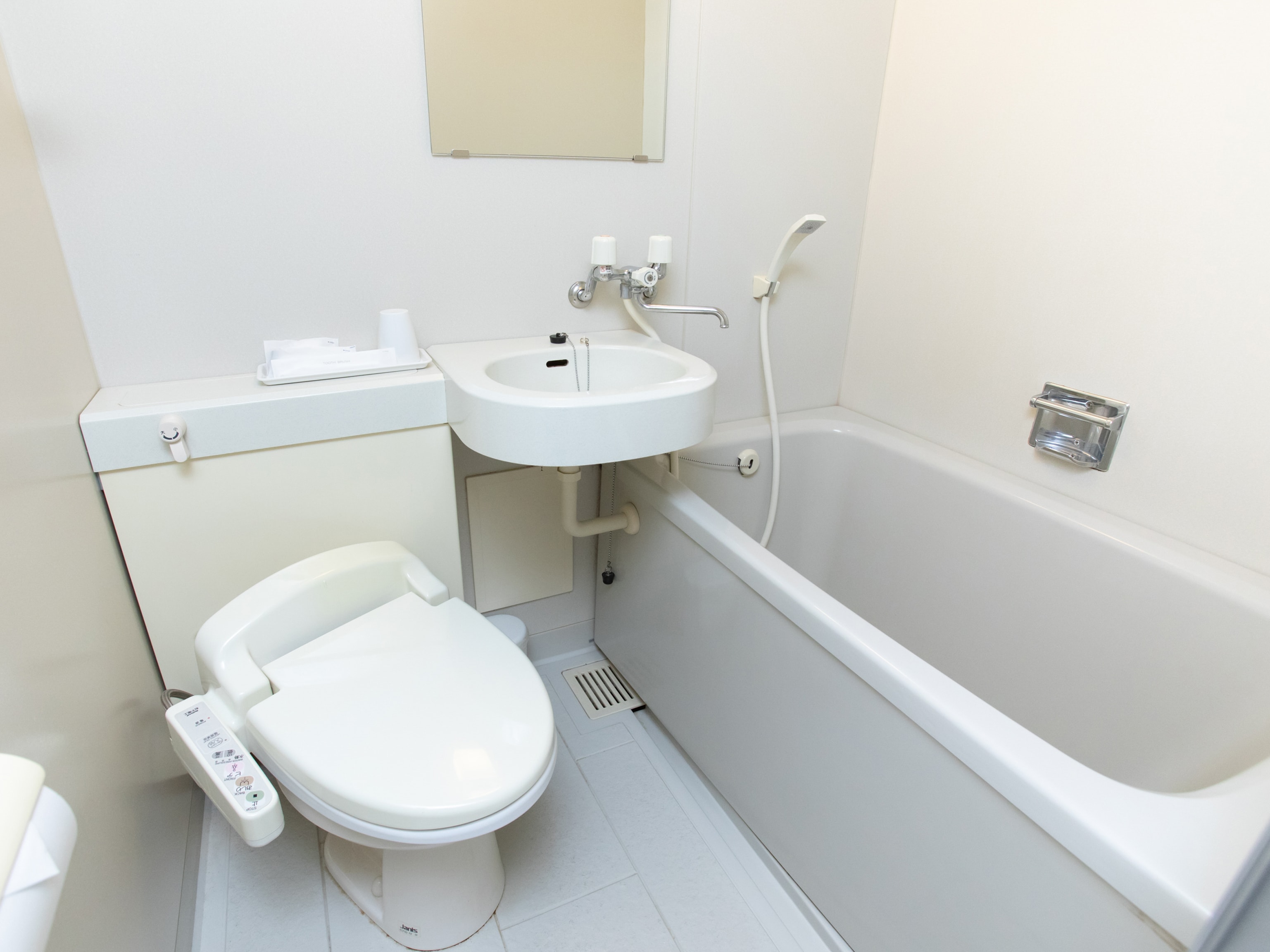 Single room bathroom