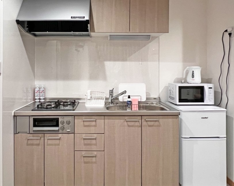 ห้องพักทุกห้องมีห้องครัว