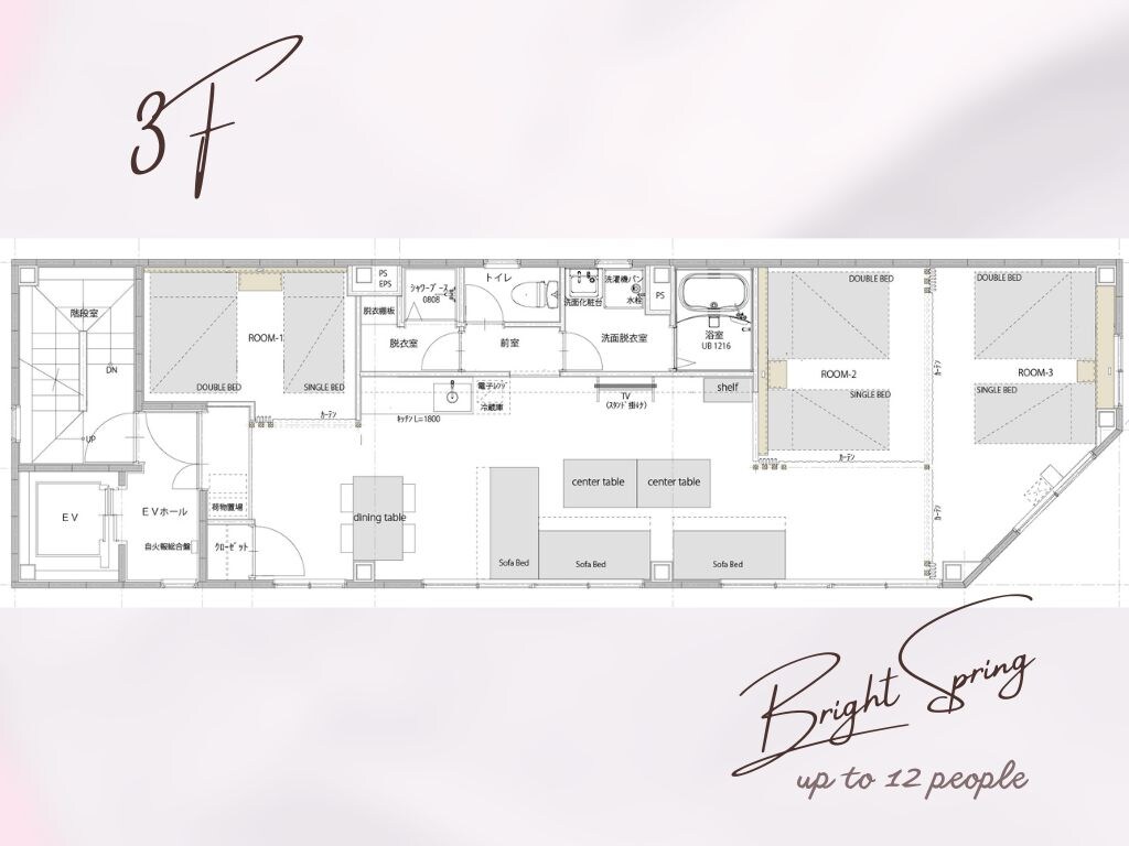 3F Room layout
