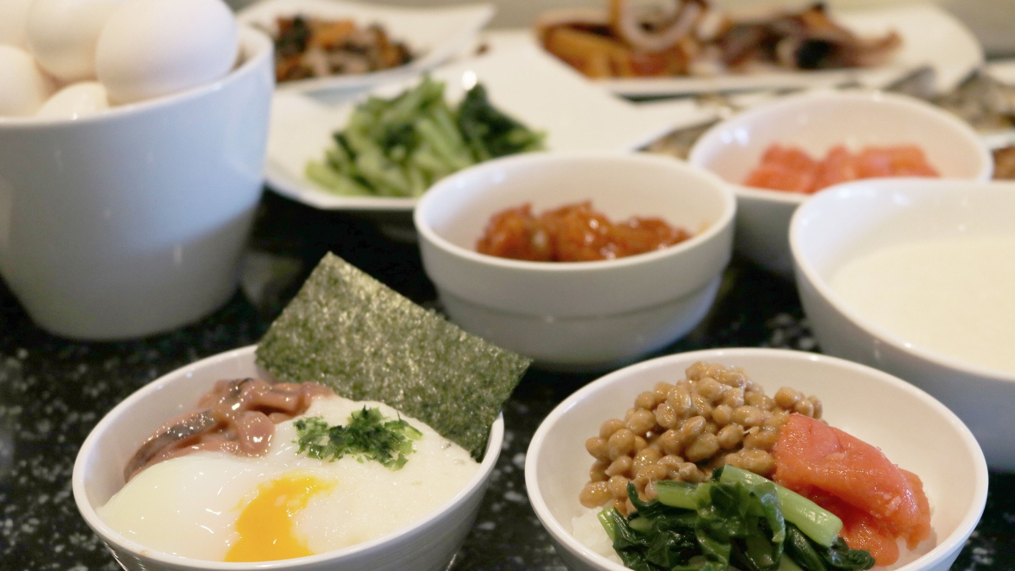[Breakfast buffet] Japanese food