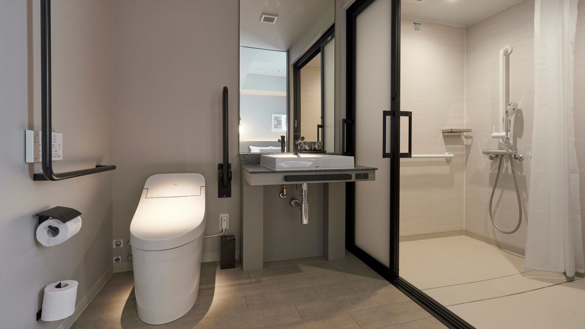 [Universal King (barrier-free)] A safe and comfortable hotel life for all guests.
