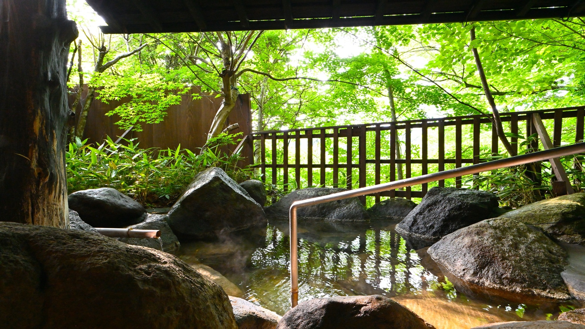 Detached guest room [Hanaikada] 10 tatami Japanese-style room with open-air bath