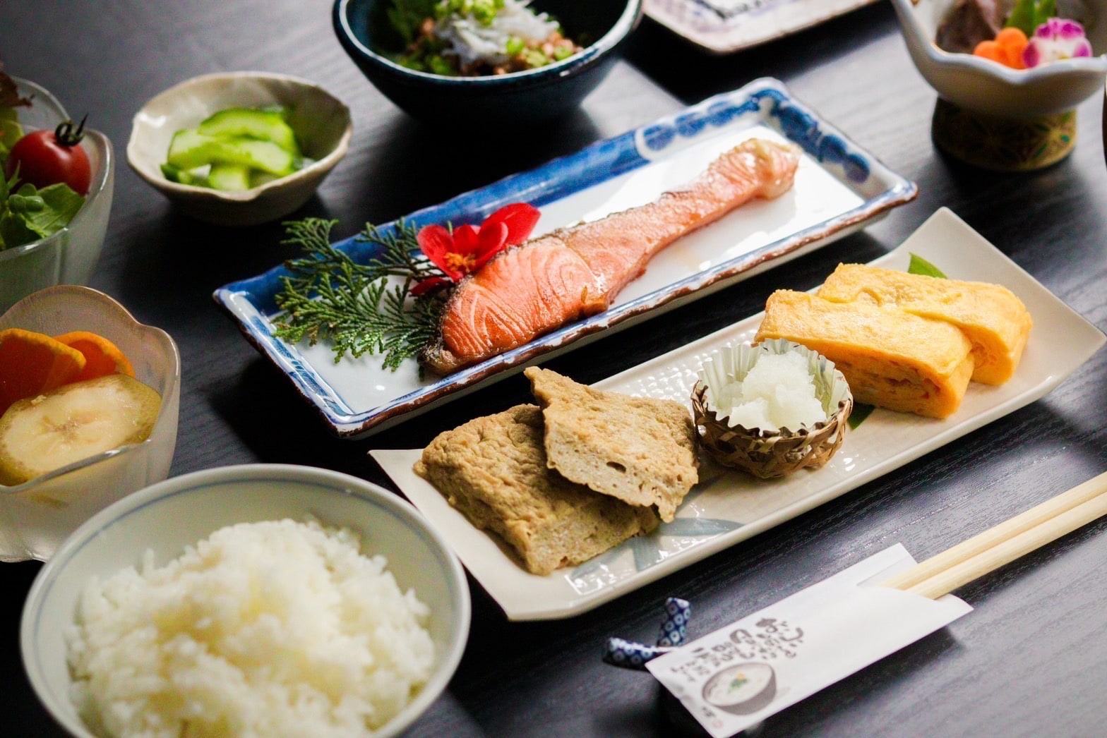 A Japanese breakfast that can only be enjoyed at a ryokan