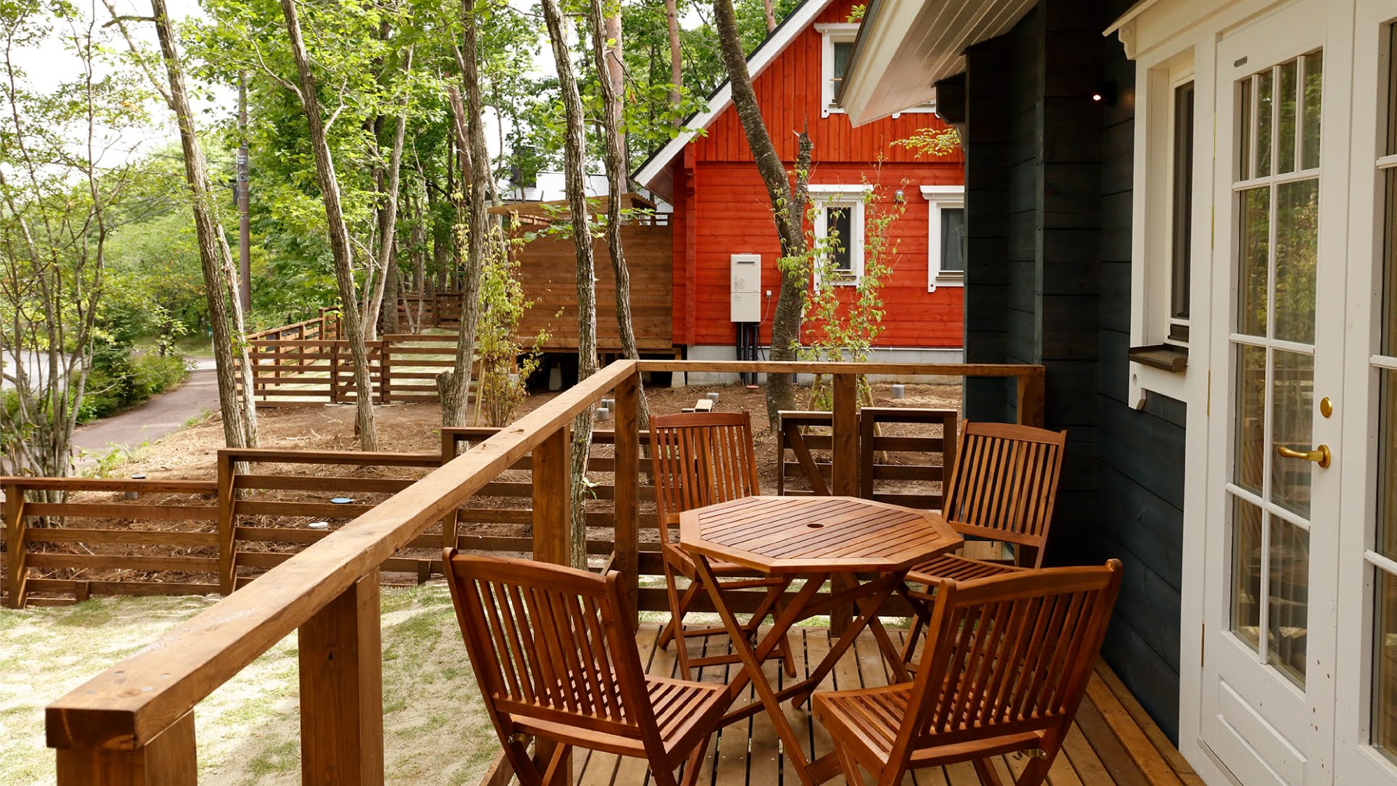 【로그 프리미엄～대지(Land)～】우드 데크