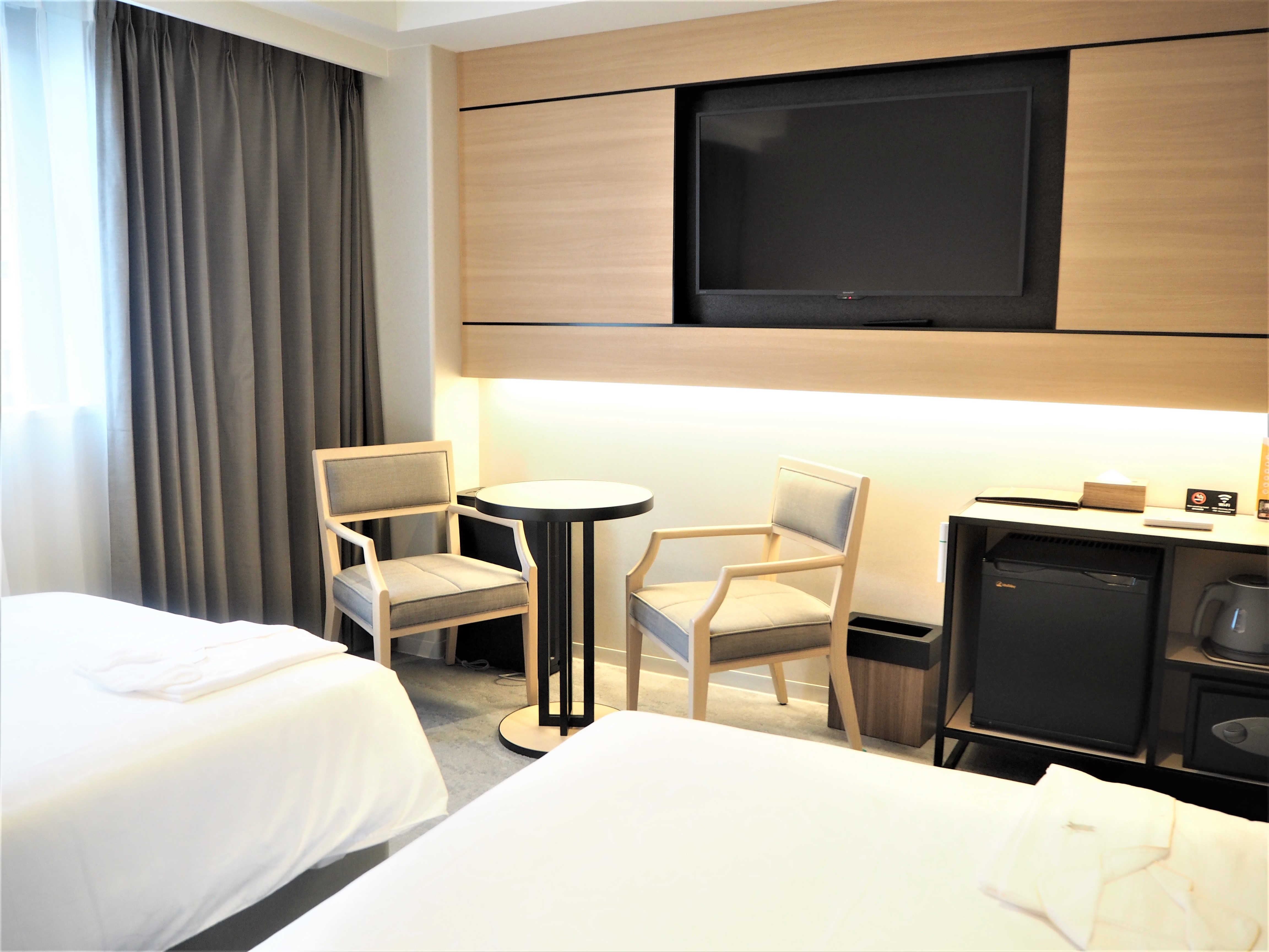 You can also watch guest room TV 40-inch hotel information, terrestrial broadcasting, and BS broadcasting.