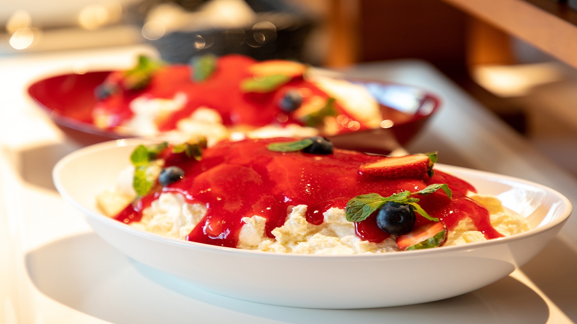 早餐菜單“Fromage Blanc Mousse”