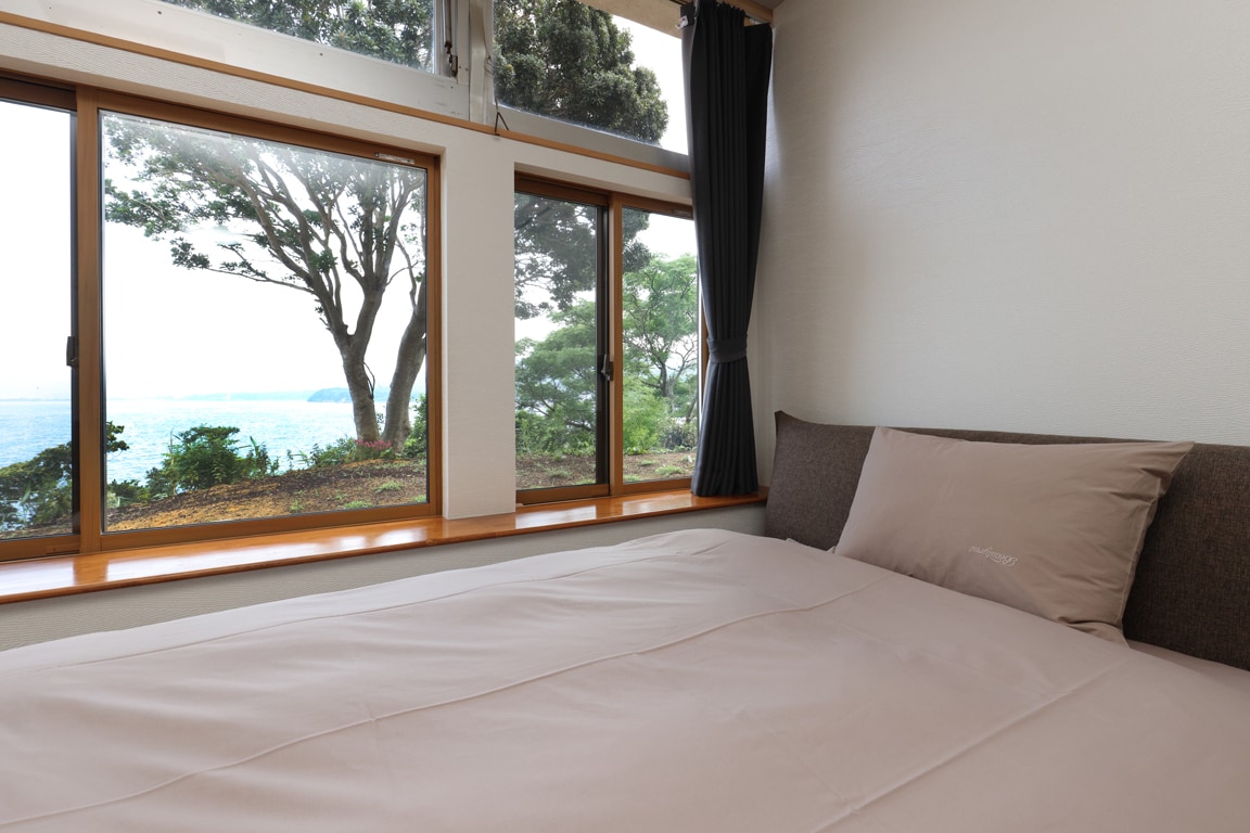 【海景双床房】从床上看到的海景真是壮观极了。