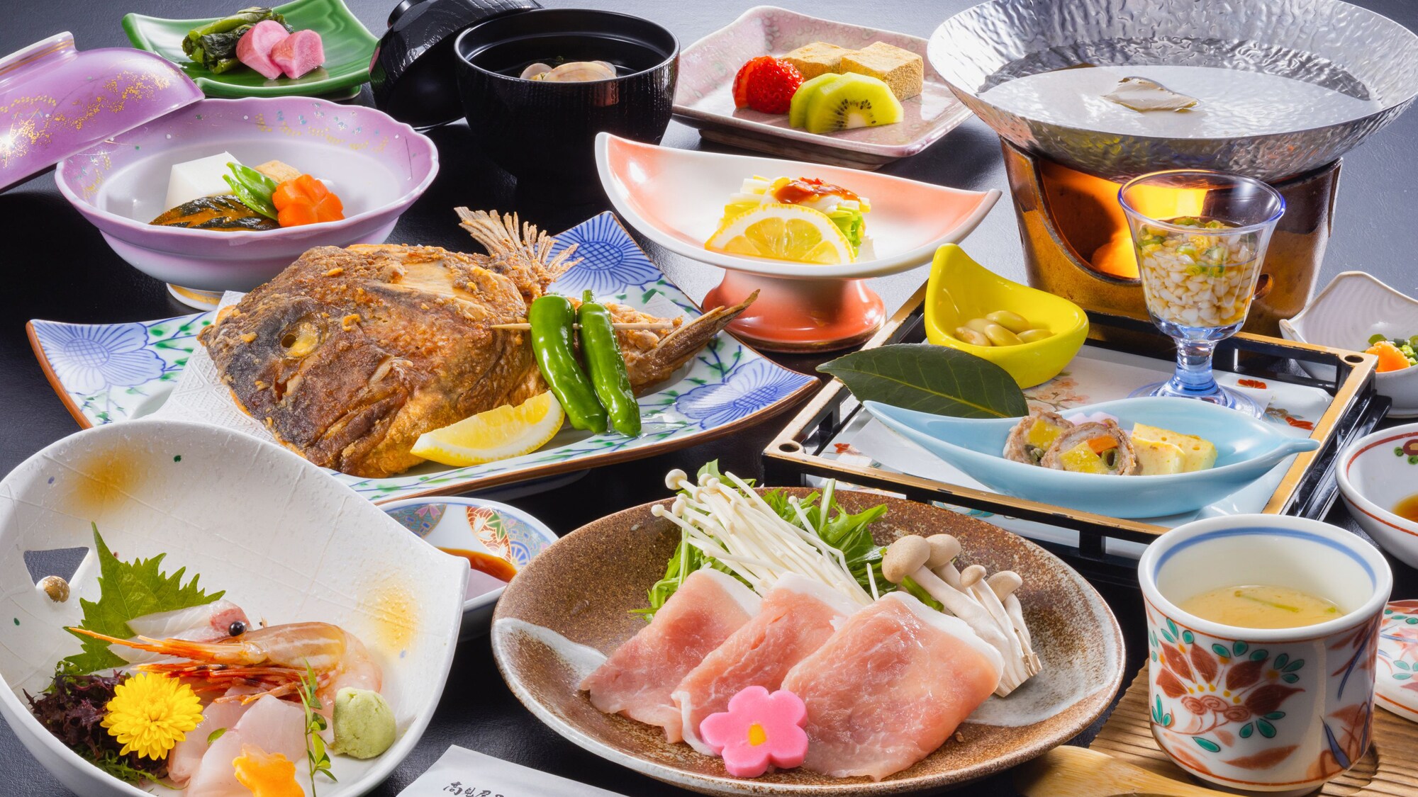 [แผนพื้นฐาน] "มื้ออาหารพิเศษแบบญี่ปุ่นสไตล์โชไน" ที่ใช้วัตถุดิบตามฤดูกาล