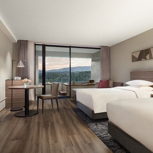 Deluxe room with hot spring open-air bath_twin