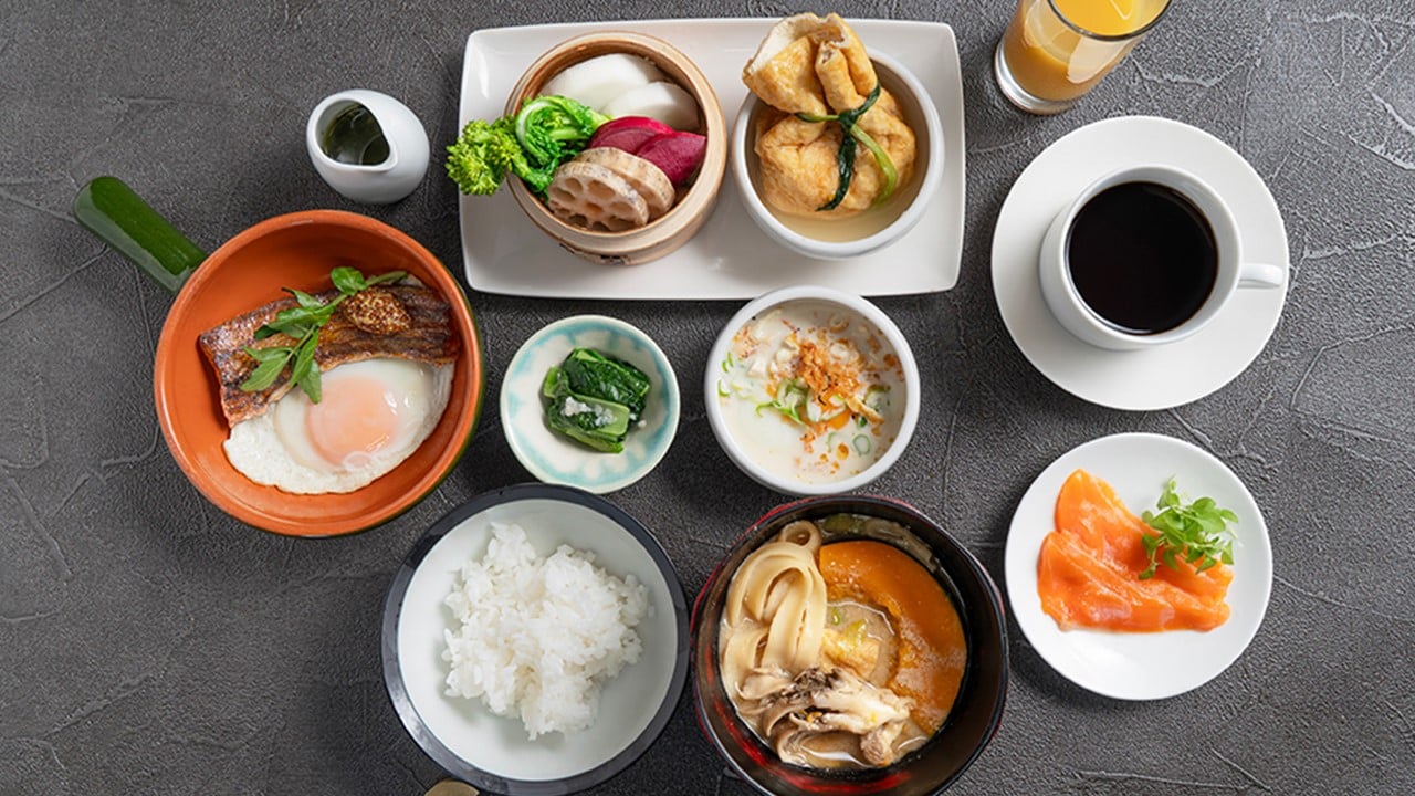Breakfast made with seasonal ingredients
