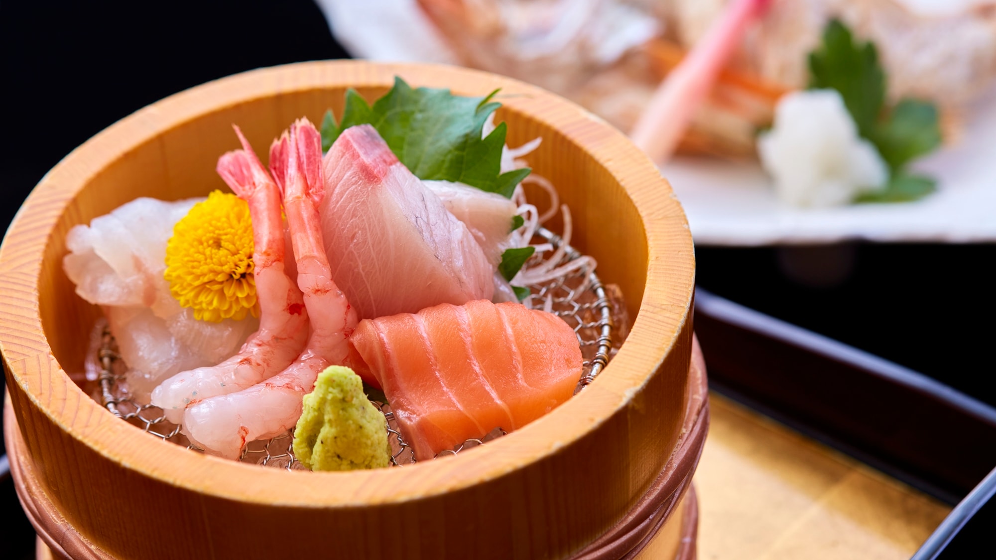 "Niigata Umaimon Kaiseki" ★ Sashimi of seafood from the Sea of Japan