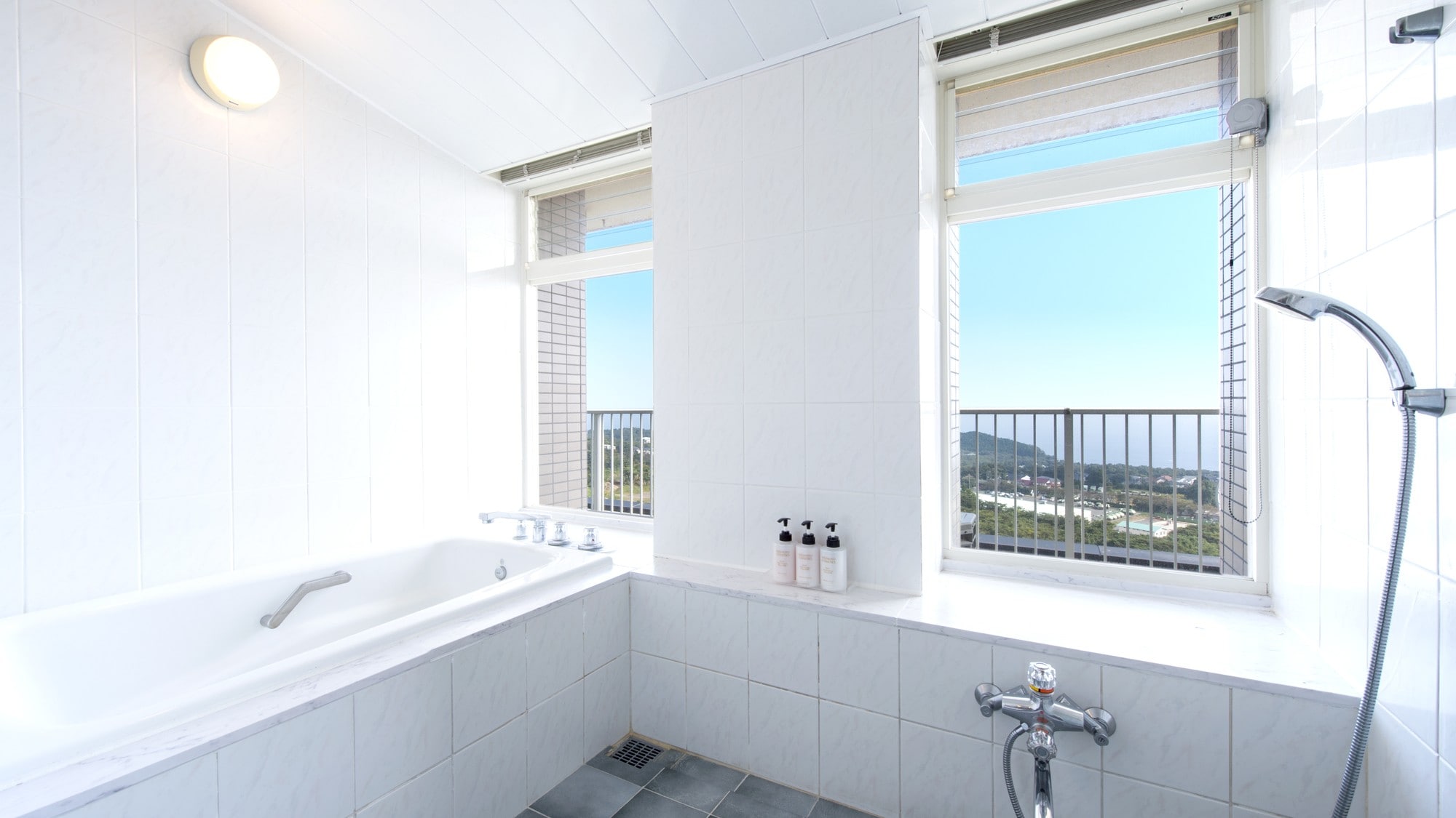 Guest room panoramic bath, Vista Bath