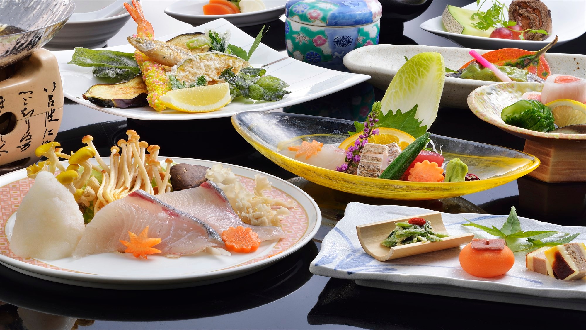 Seasonal Kaiseki Course ☆ A rich selection of Kaiseki cuisine will satisfy both your stomach and your heart