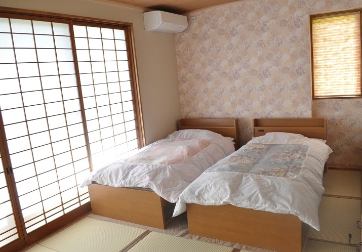 [1st floor non-smoking] Japanese-style room with twin beds (no bath/toilet)