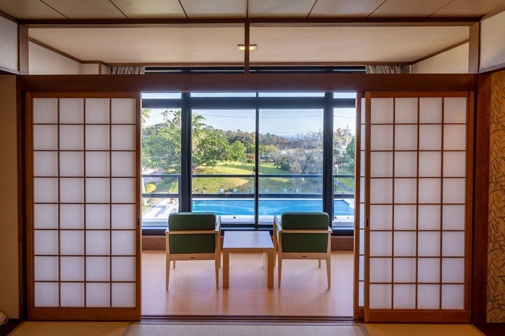 Garden view, Japanese-style room (8 tatami mats) [No smoking] 3F