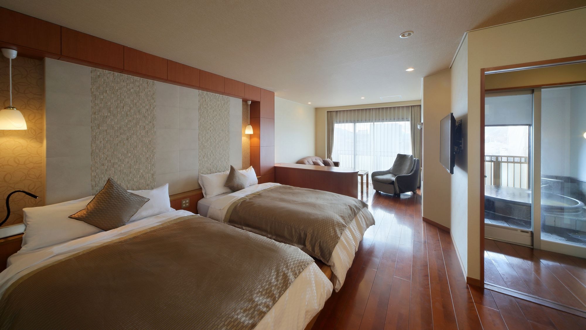 ◆ Grand Twin with Shuhokan Observatory Bath（例）